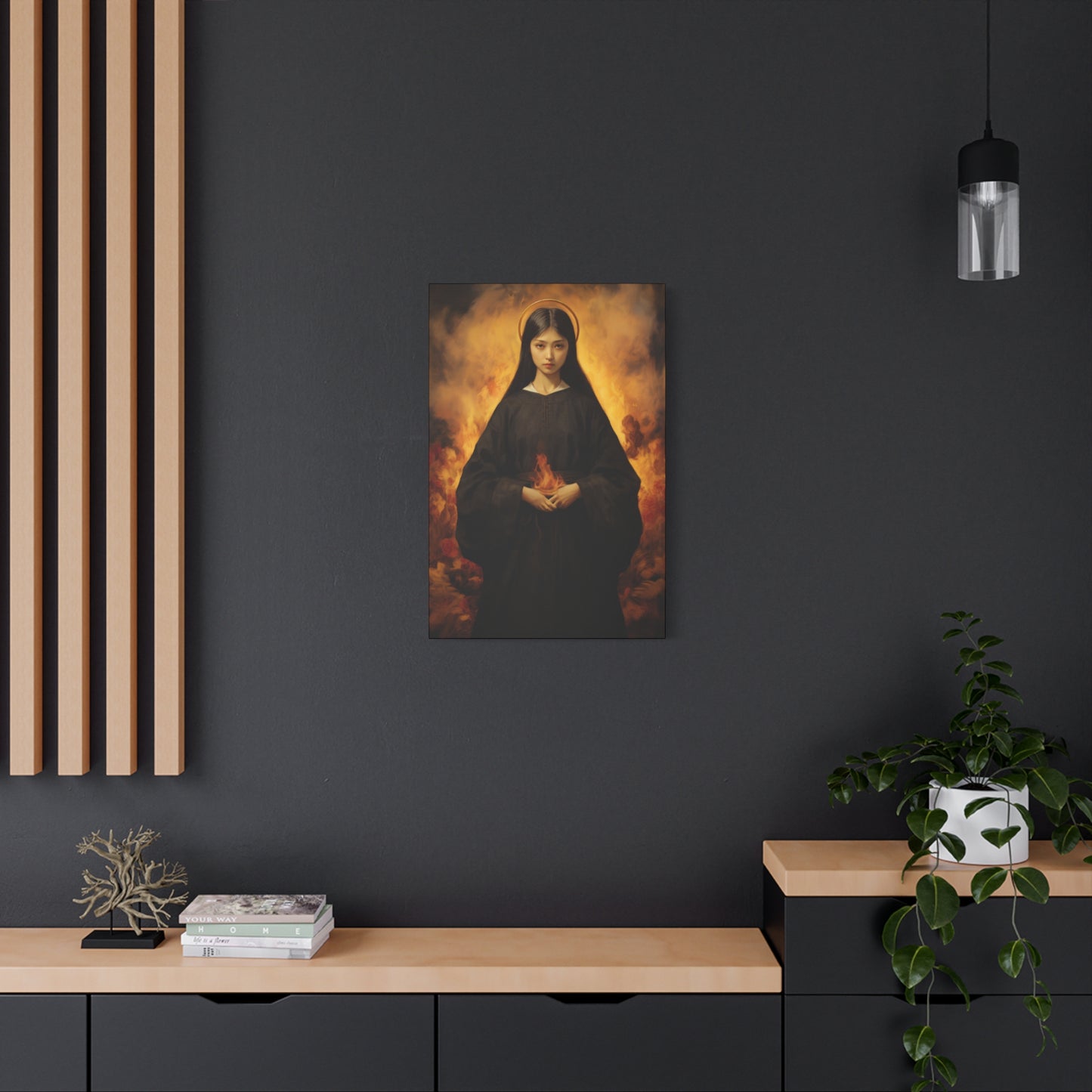 Blessed Mary Magdalen Kiota - Museum Wrapped Canvas - Print - Religious Art for your Home - Christian print - Prayer Room Catholic Saint