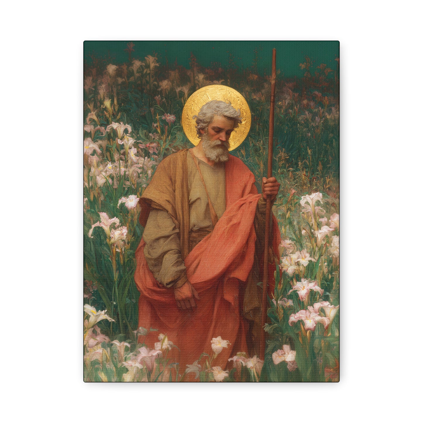 Saint James the Lesser - Museum Wrapped Canvas - Sanctified Souls Print - Religious Art for your Home - Catholic Patron Saint Art