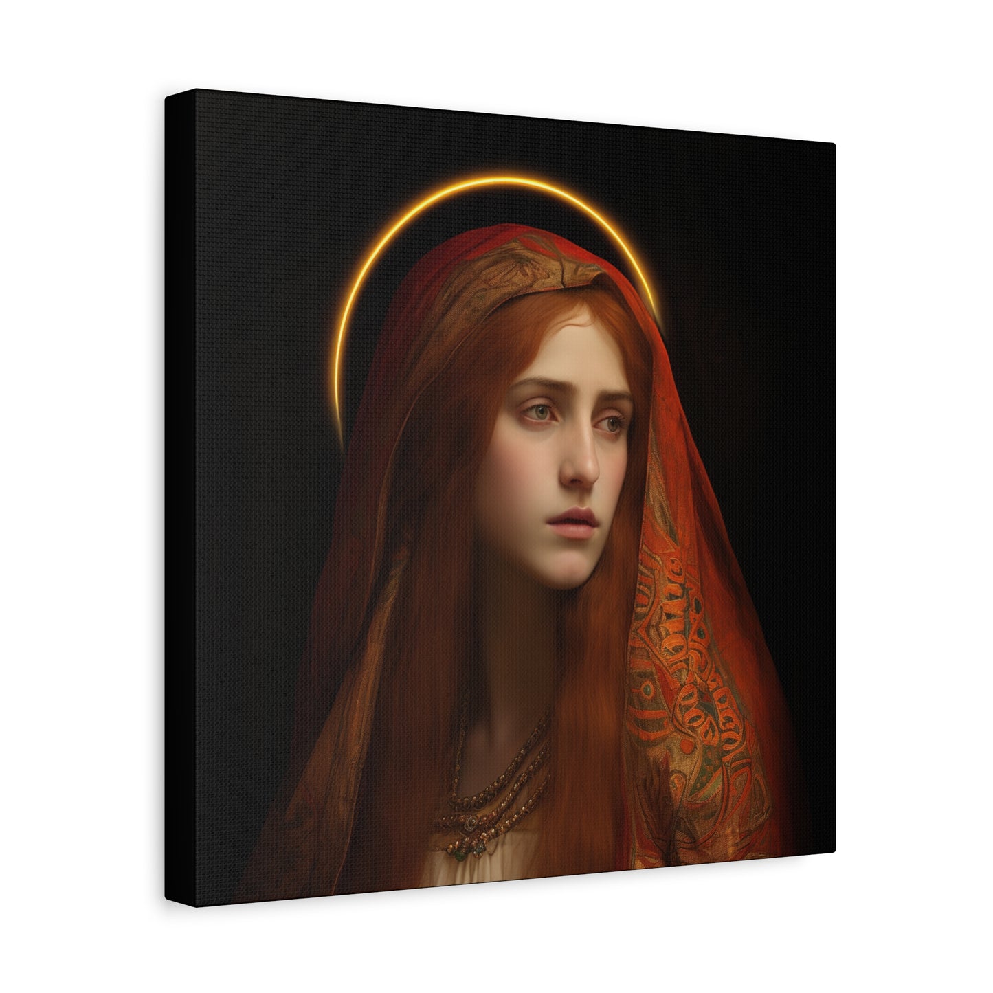 The Beloved Disciple - Mary Magdalene's Devotion - Museum Wrapped Canvas - Sanctified Souls Print - Religious Art for your Home