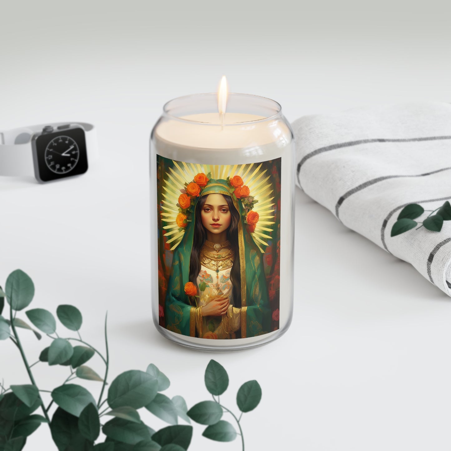 Patroness of Hope : Our Lady of Guadalupe - Scented Prayer Candle, 13.75oz - Tall Size - Religious Prayer Candle - Religious Gift