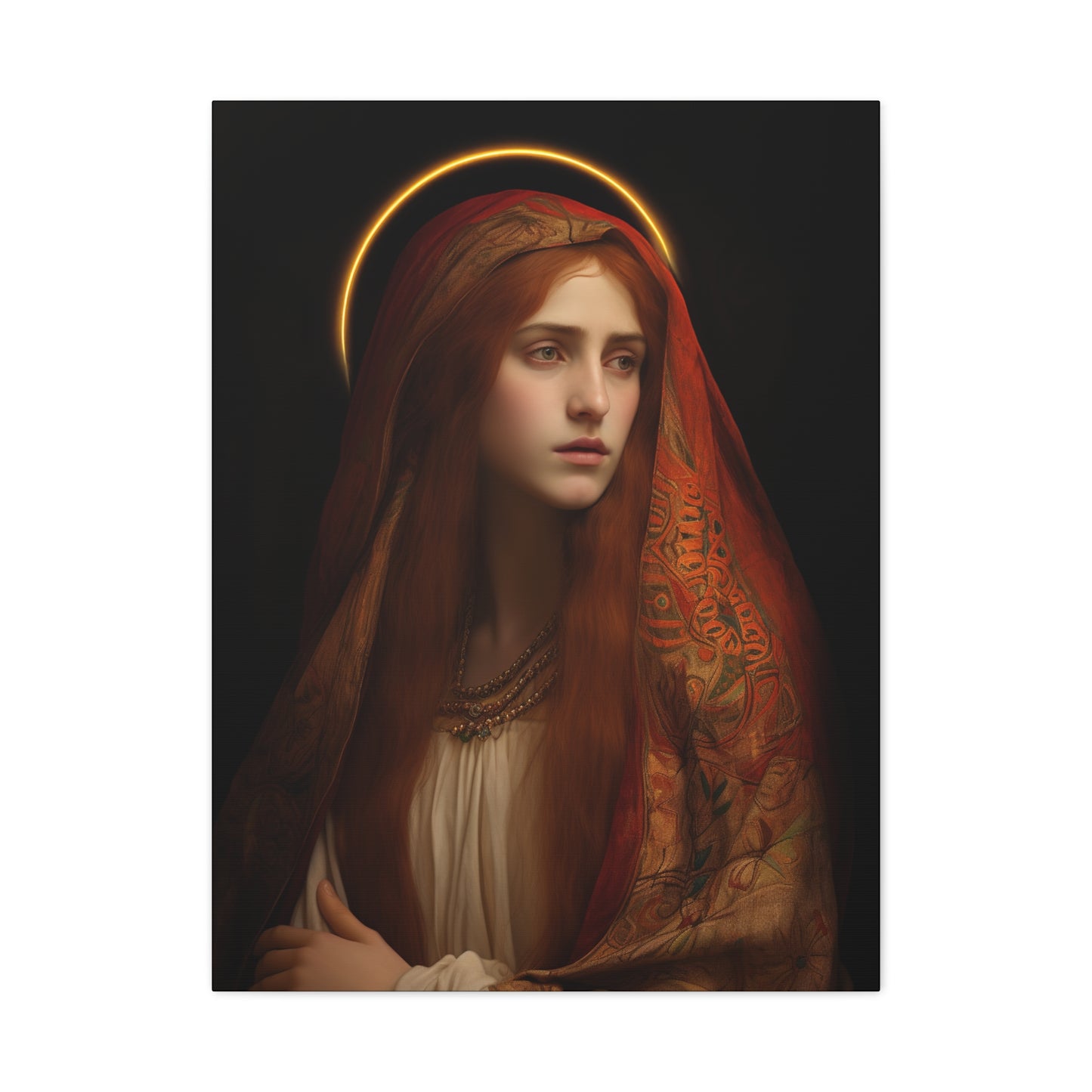The Beloved Disciple - Mary Magdalene's Devotion - Museum Wrapped Canvas - Sanctified Souls Print - Religious Art for your Home