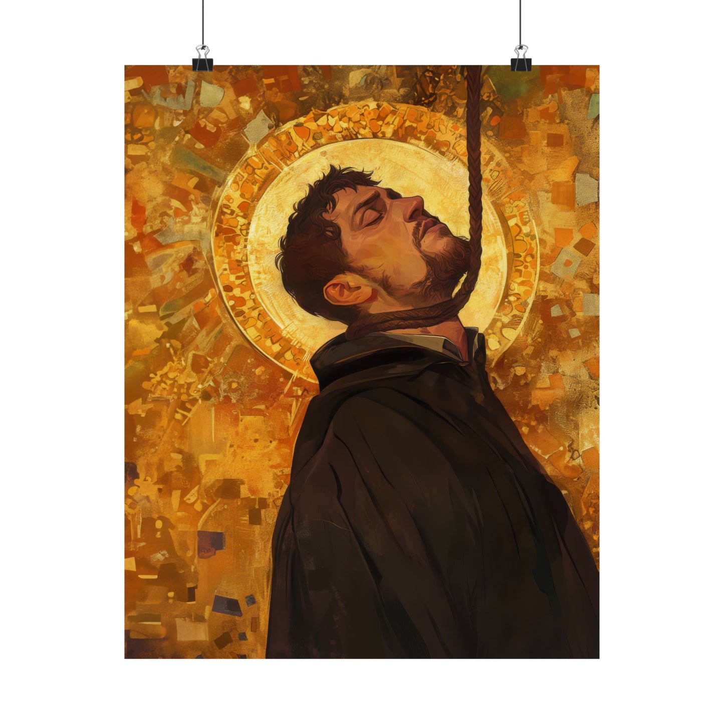 Saint John Ogilvie Poster Print - Sanctified Souls Print - Multiple Sizes - Premium Posters - Catholic Art for your home