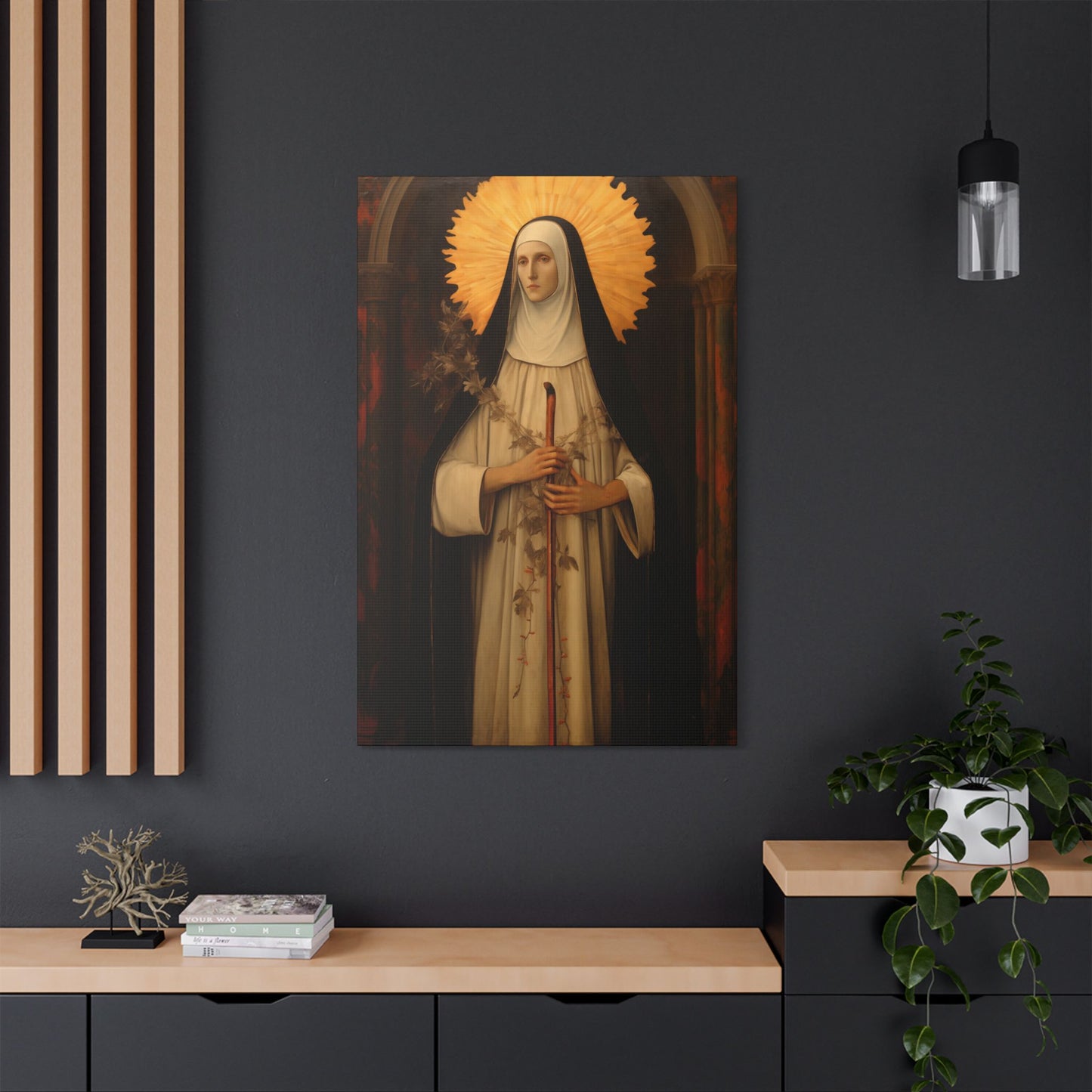 Saint Margaret of Castello - Museum Wrapped Canvas - Sanctified Souls Print - Religious Art for your Home - Blessed Margaret of Castello