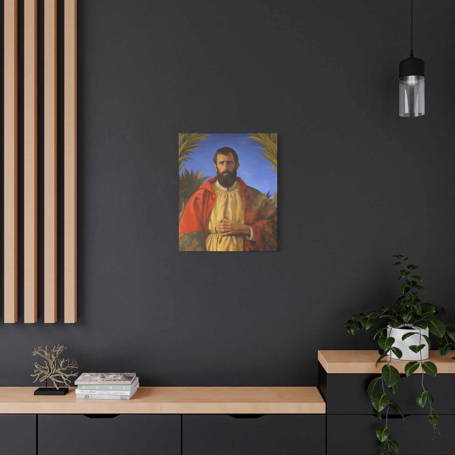 Saint Thomas the Apostle - Museum Wrapped Canvas - Sanctified Souls Print - Religious Art for your Home