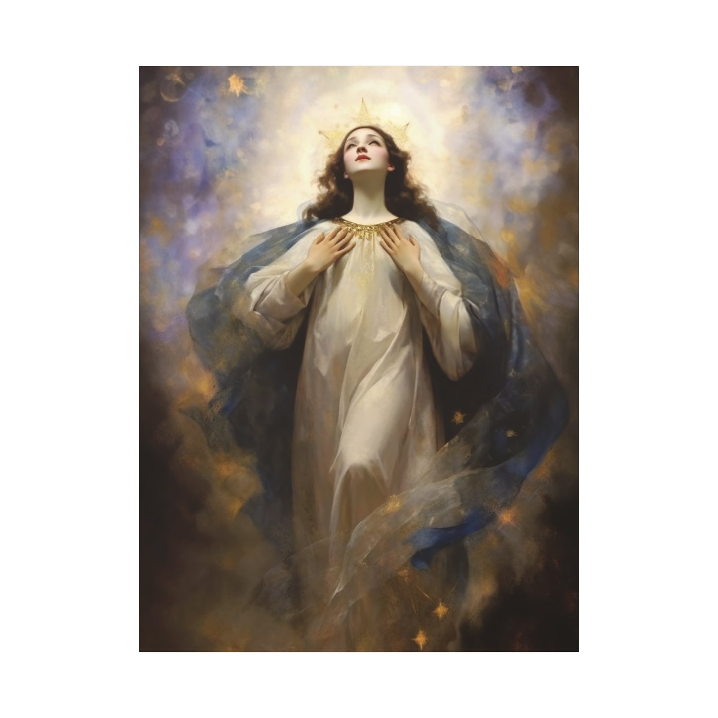 The Assumption of Mary - Museum Wrapped Canvas - Sanctified Souls Print - Religious Art for your Home