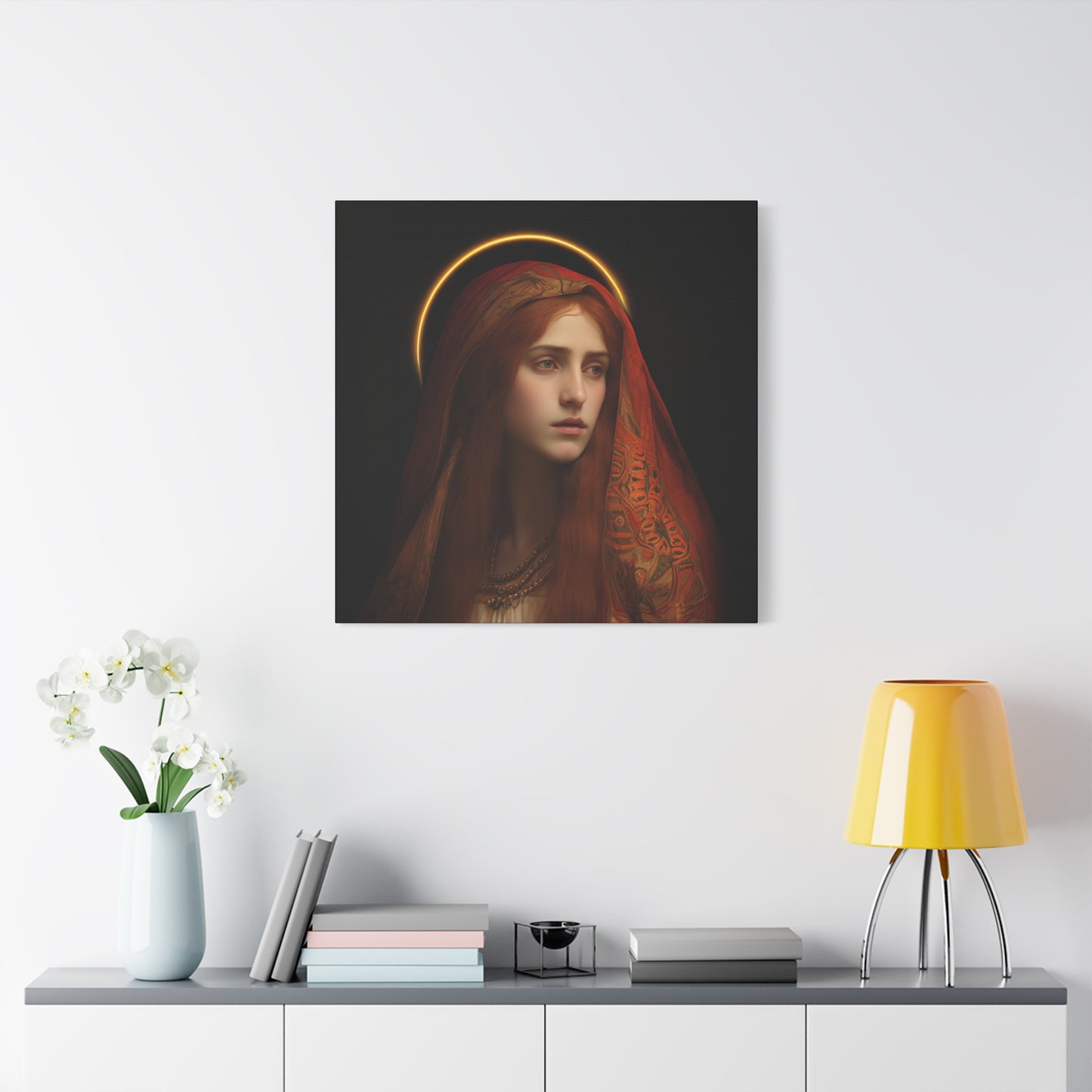 The Beloved Disciple - Mary Magdalene's Devotion - Museum Wrapped Canvas - Sanctified Souls Print - Religious Art for your Home