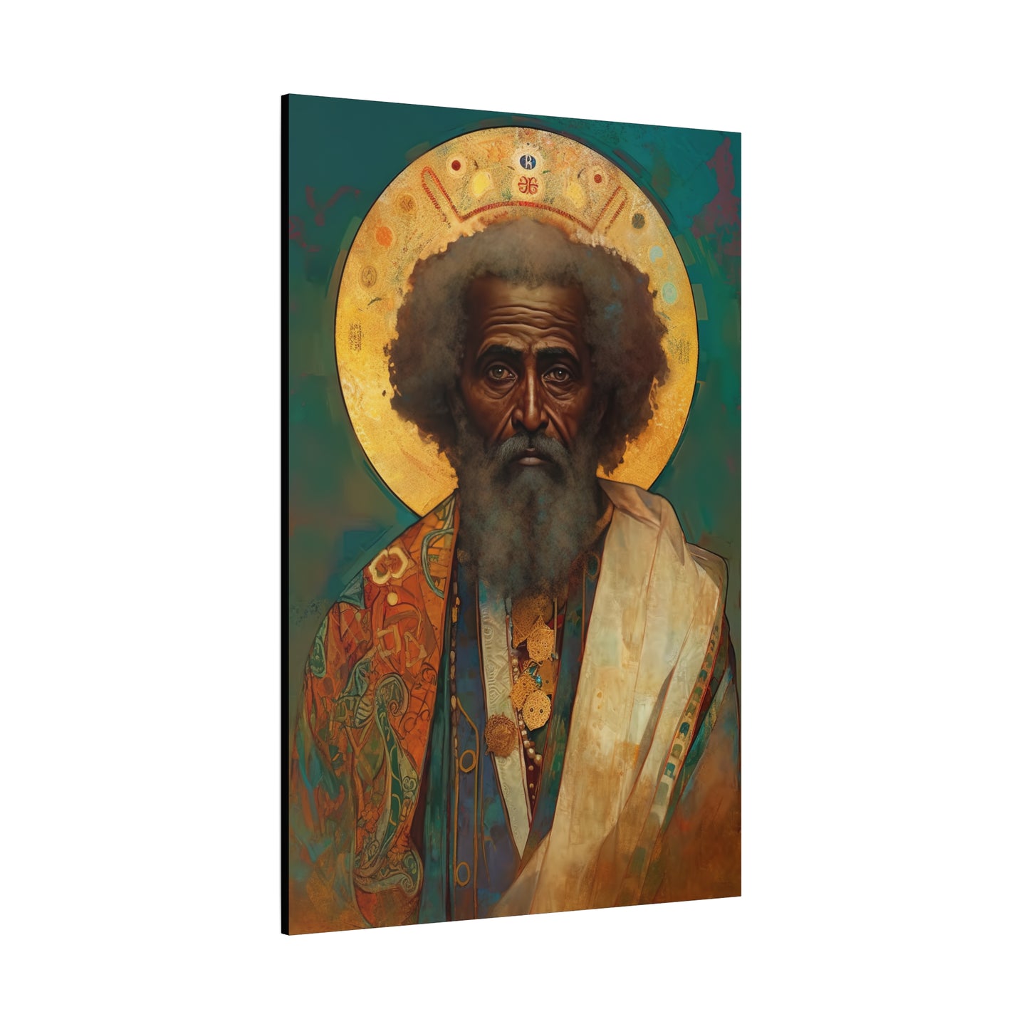 Saint Moses - Museum Wrapped Canvas - Sanctified Souls Print - Religious Art for your Home