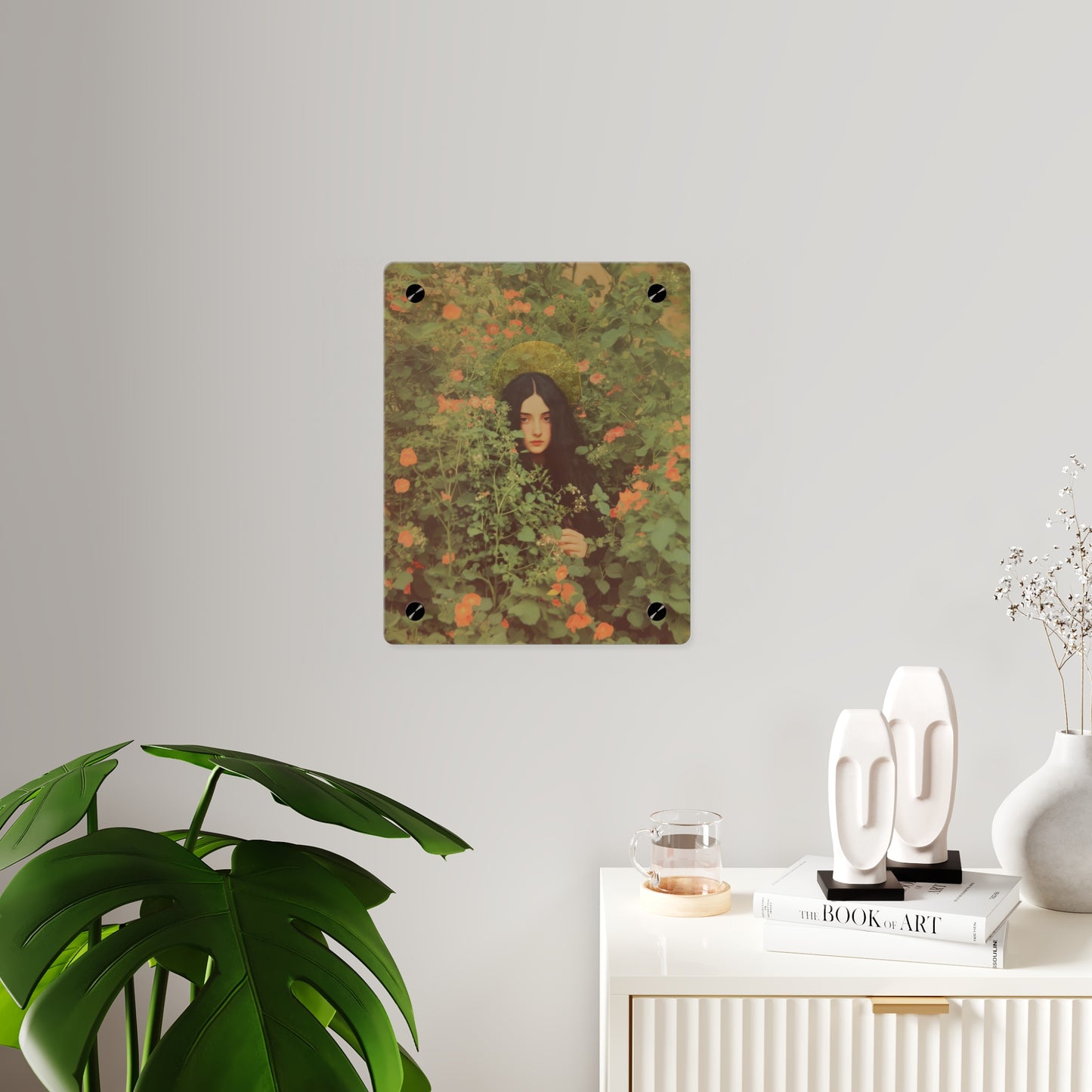 Saint Eve Acrylic Wall Art Panel - Ready to Hang Acrylic Print - Catholic Religious Art - Fine Art Print