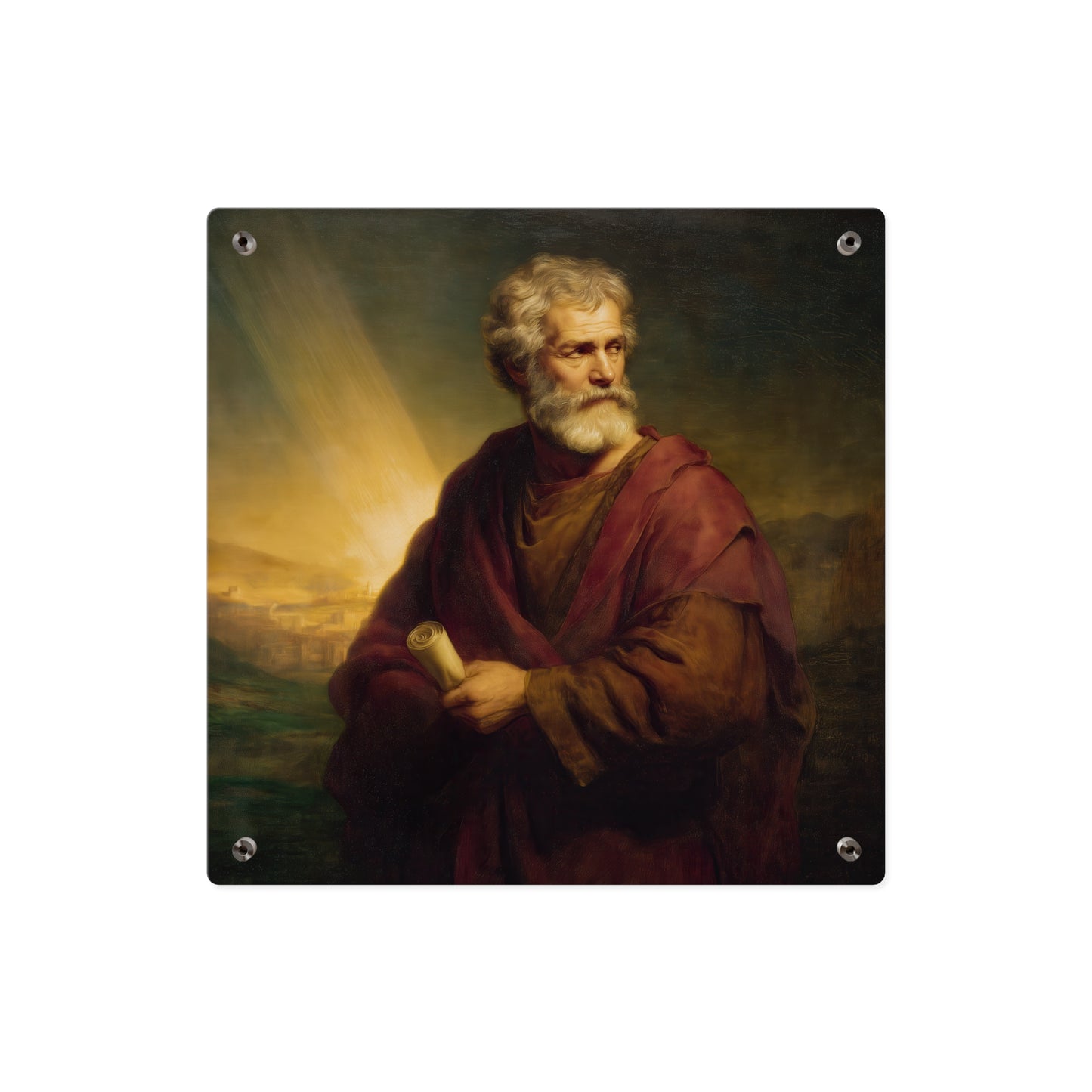 Saint Phillip Acrylic Wall Art Panel - Ready to Hang Acrylic Print - Patron Saint Art - Catholic Saint Art