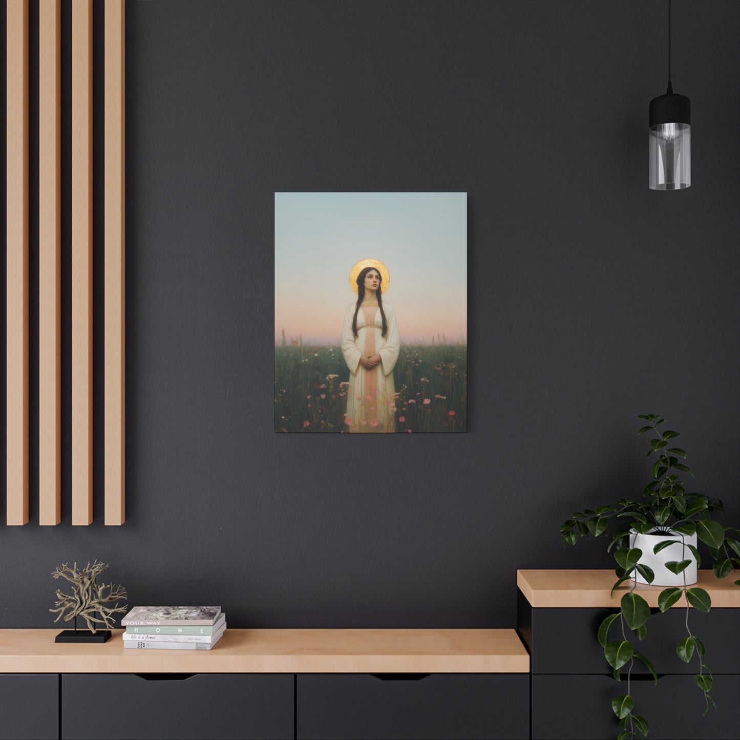 Saint Sabina- Museum Wrapped Canvas - Sanctified Souls Print - Religious Art for your Home - Catholic Patron Saint Art
