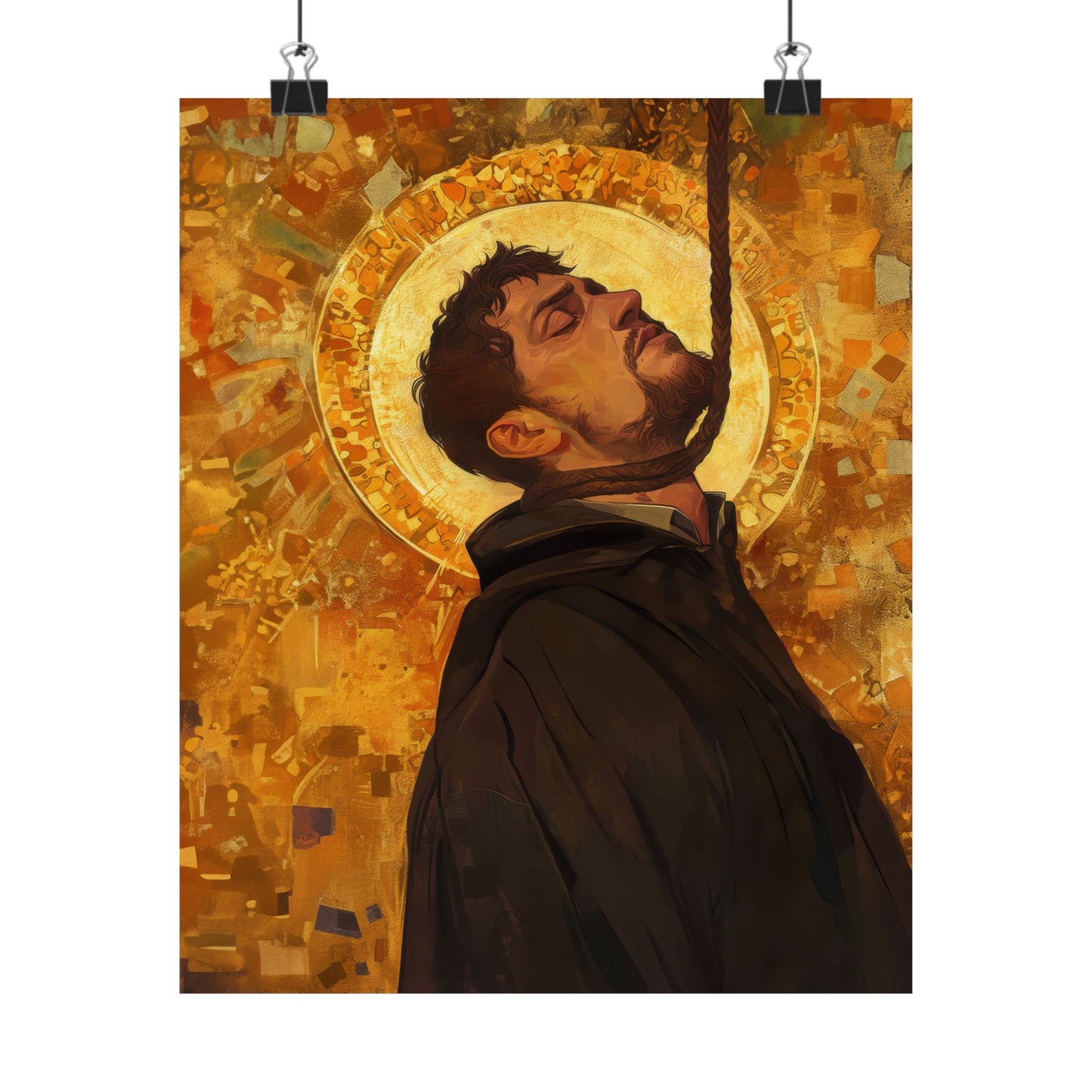 Saint John Ogilvie Poster Print - Sanctified Souls Print - Multiple Sizes - Premium Posters - Catholic Art for your home