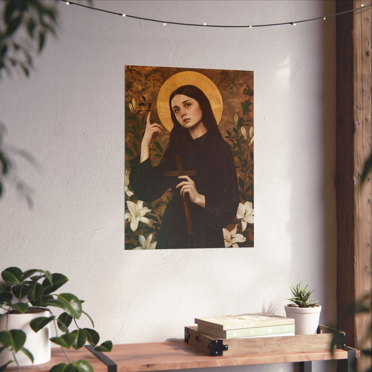 Saint Clelia Barbieri - Sanctified Souls Print - Multiple Sizes - Premium Posters - Catholic Art - Christian painting
