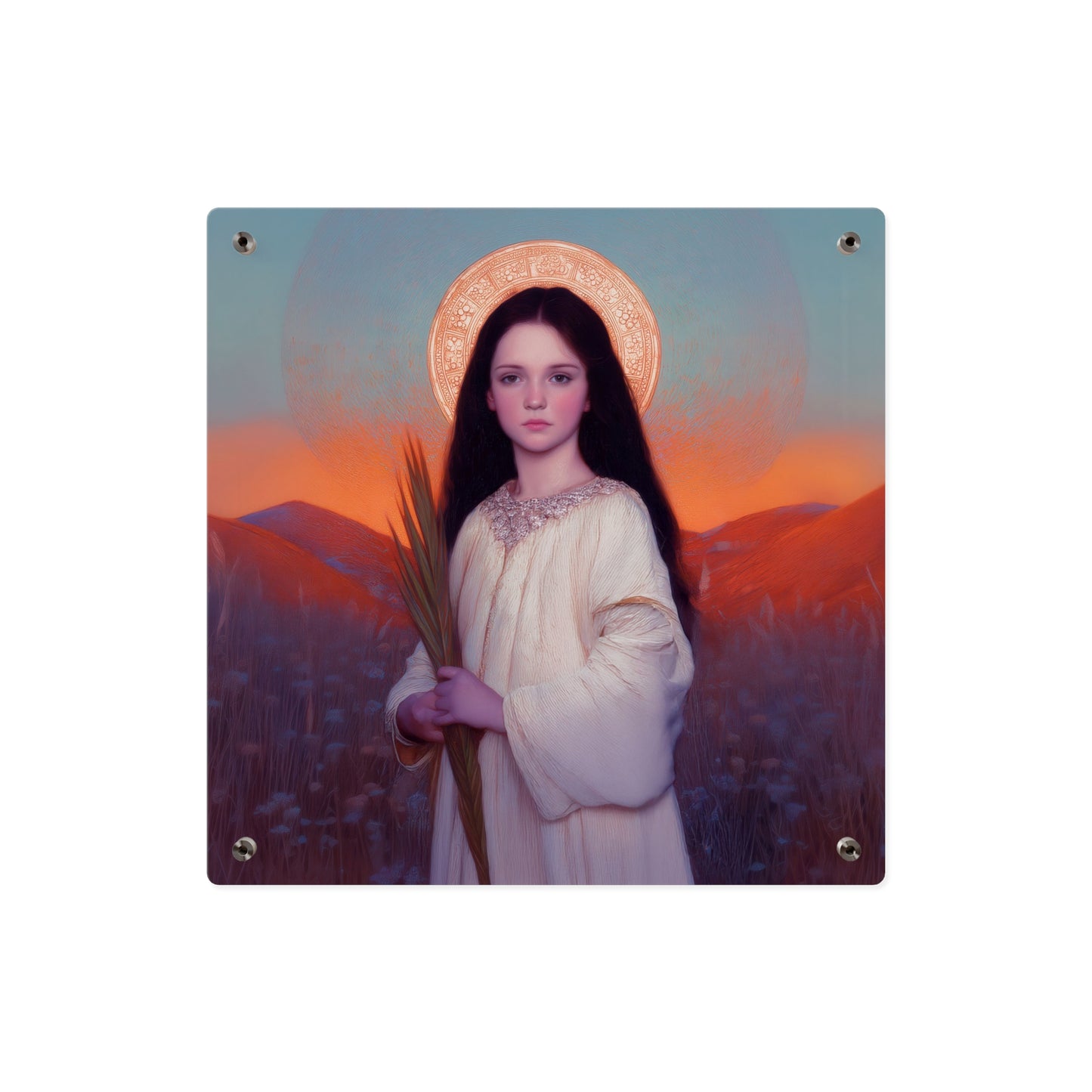 Saint Hope Wall Art Panel - Ready to Hang Acrylic Print - Catholic Saint Art - Patron Saint Print - Martyr of the Church Art