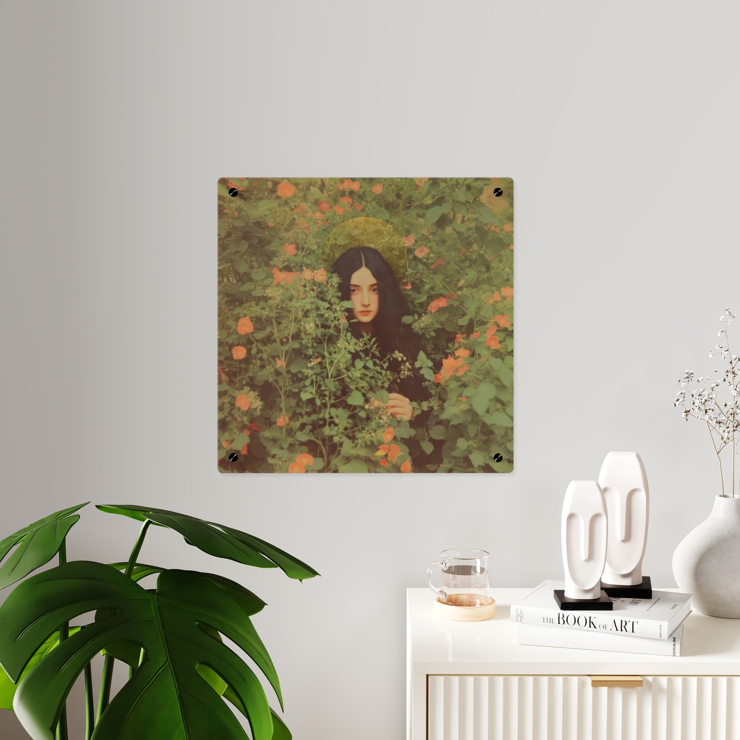 Saint Eve Acrylic Wall Art Panel - Ready to Hang Acrylic Print - Catholic Religious Art - Fine Art Print