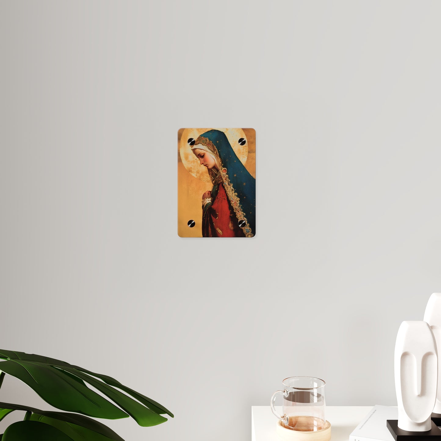 Our Lady of Mercy / Our Lady of Ransom Wall Art Panel - Ready to Hang Acrylic Print - Catholic Saint Art - Patron Saint Print - Mother Mary