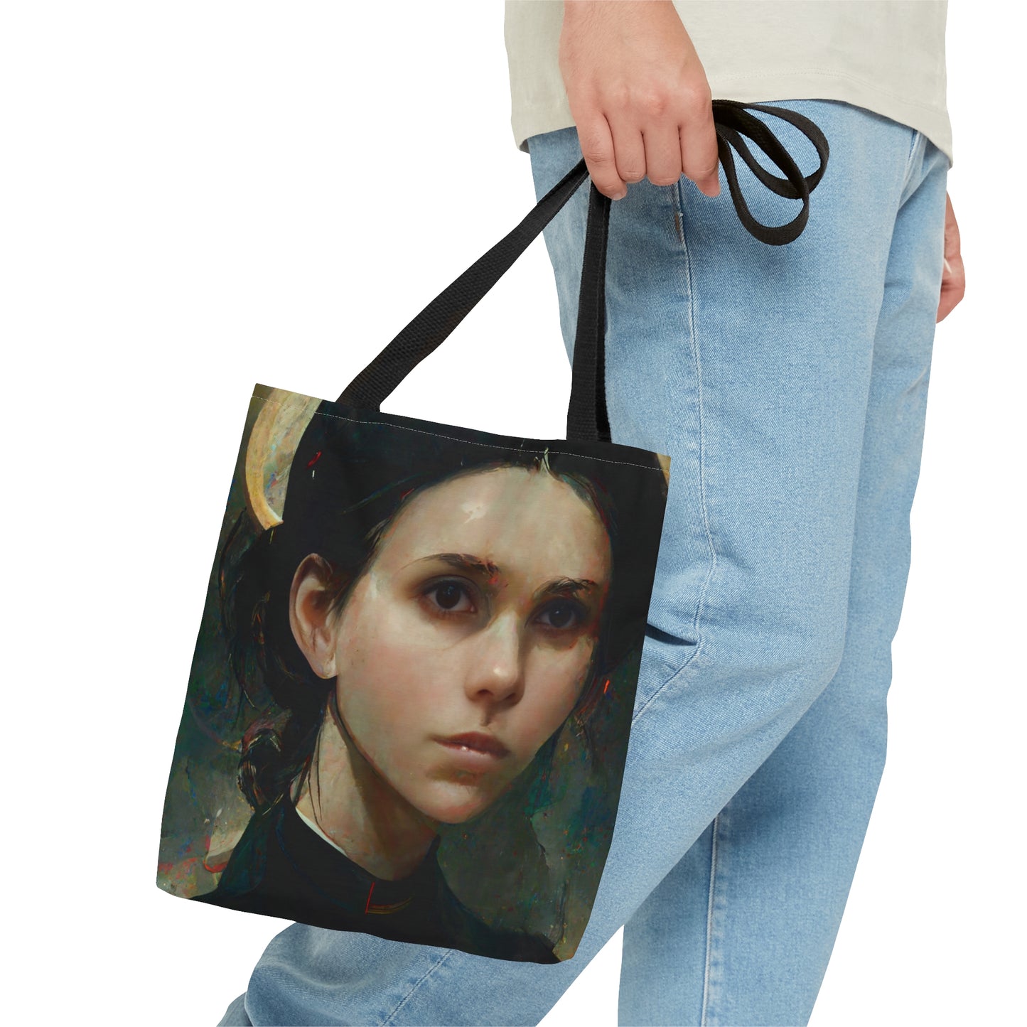 Saint Gemma Galgani Tote Bag - Purse - Three sizes - Large Medium Small Faith Art Bag - Catholic faith carry-all purse - Double Sided