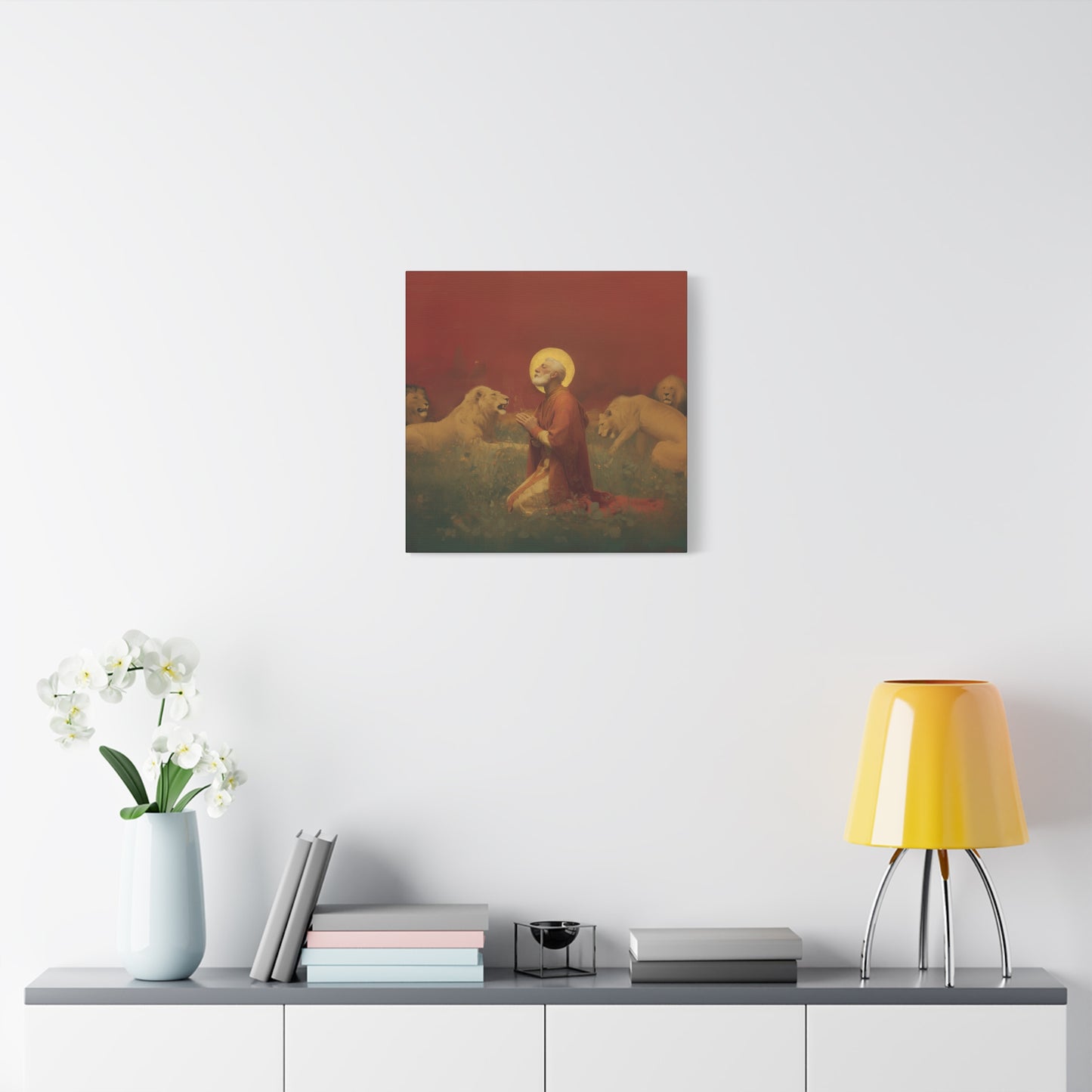 Saint Ignatius of Antioch - Museum Wrapped Canvas - Sanctified Souls Print - Religious Art for your Home - Catholic Patron Saint Art