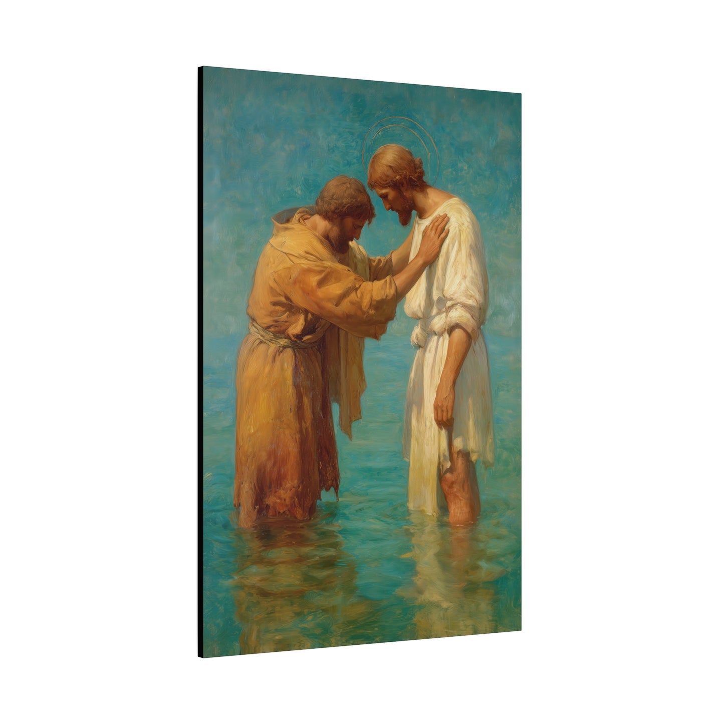 Saint John the Baptist, Servant of the Dawn - Museum Wrapped Canvas - Print - Religious Art for your Home - Christian print - Prayer Room