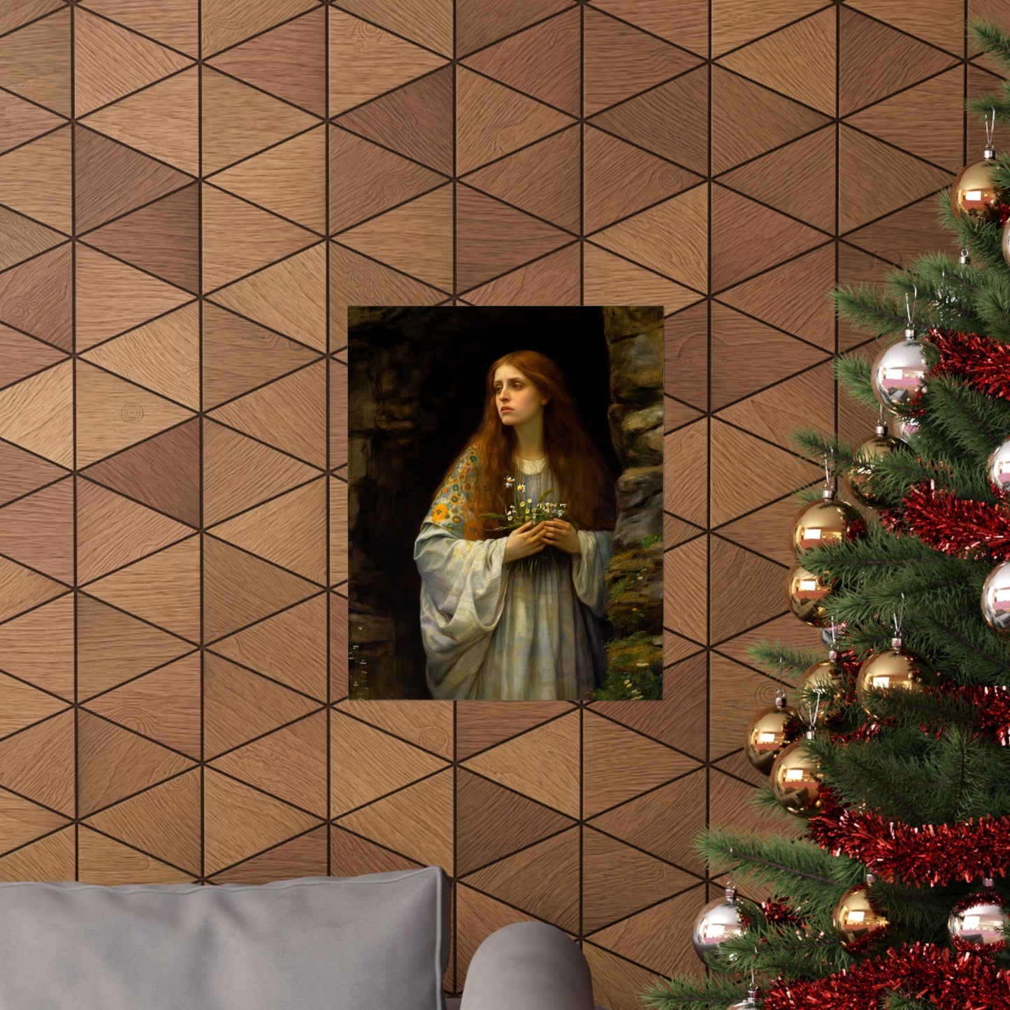 Saint Mary Magdalene : Witness to Resurrection Print - Sanctified Souls Print - Multiple Sizes - Premium Matte Vertical Posters