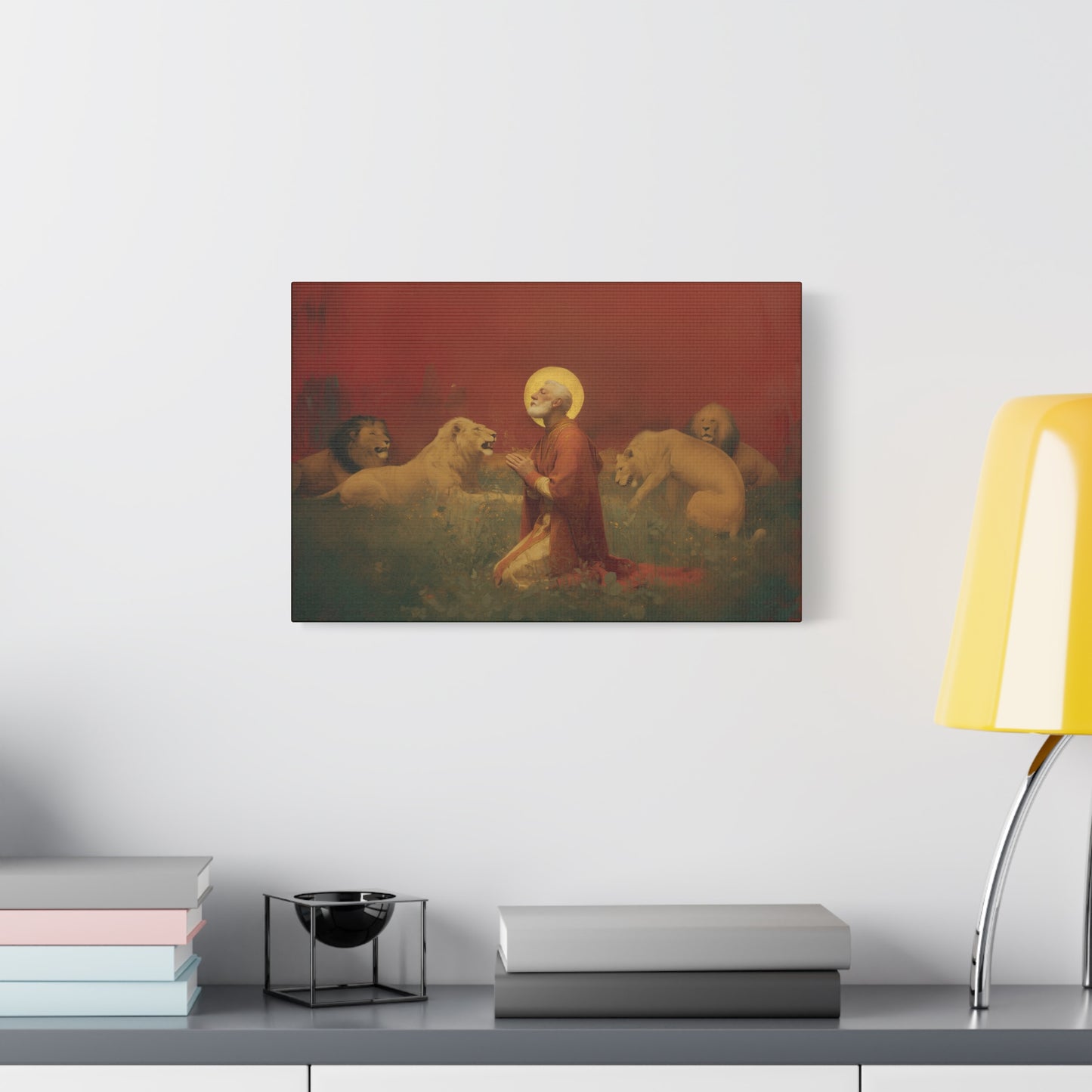 Saint Ignatius of Antioch - Museum Wrapped Canvas - Sanctified Souls Print - Religious Art for your Home - Catholic Patron Saint Art