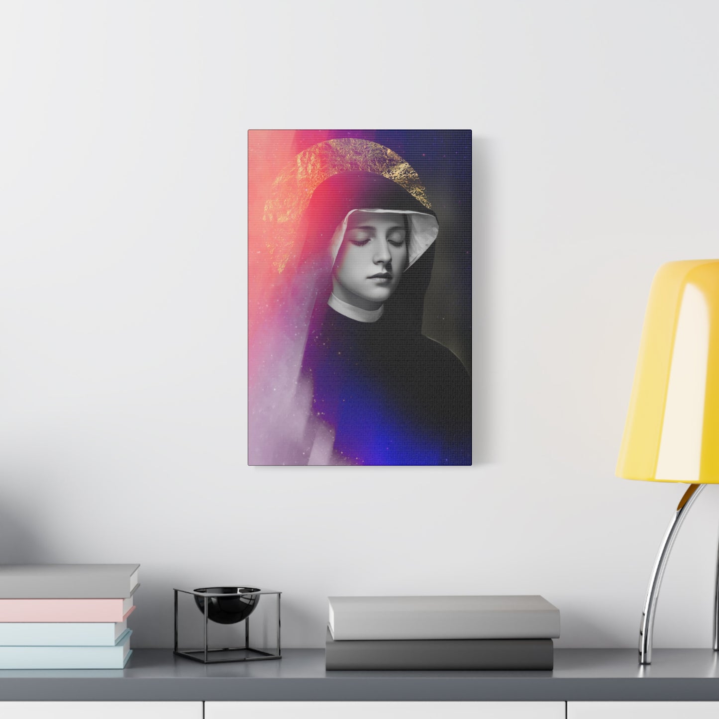 Saint Faustina Kowalska - Museum Wrapped Canvas - Sanctified Souls Print - Religious Art for your Home