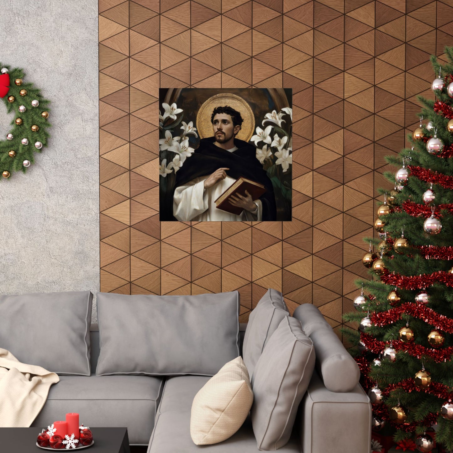 Saint Dominic - Sanctified Souls Print - Multiple Sizes - Premium Posters - Catholic Art - Christian Home Decor Artwork
