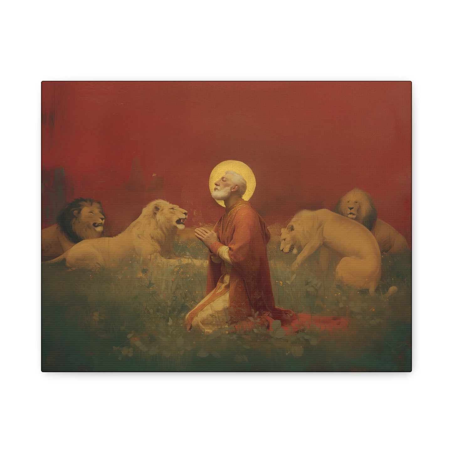 Saint Ignatius of Antioch - Museum Wrapped Canvas - Sanctified Souls Print - Religious Art for your Home - Catholic Patron Saint Art