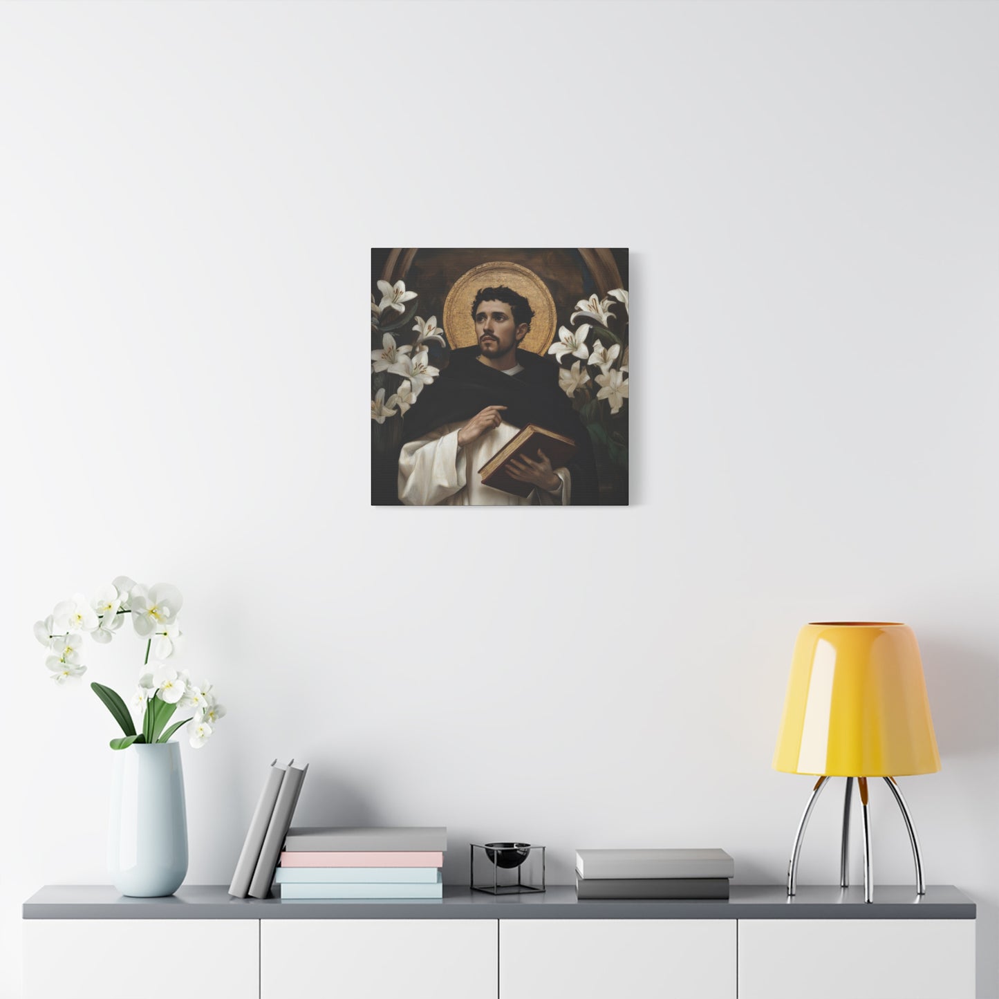 Saint Dominic - Museum Wrapped Canvas - Sanctified Souls Print - Religious Art for your Home - Catholic Patron Saint Art