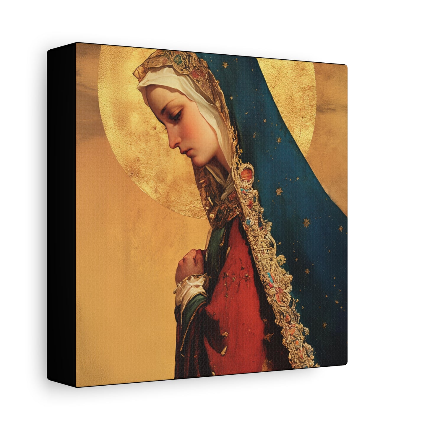 Our Lady of Mercy / Our Lady of Ransom - Multiple Sizes - Catholic Home art - Museum Wrapped Canvas - Sanctified Souls Print - Mother Mary