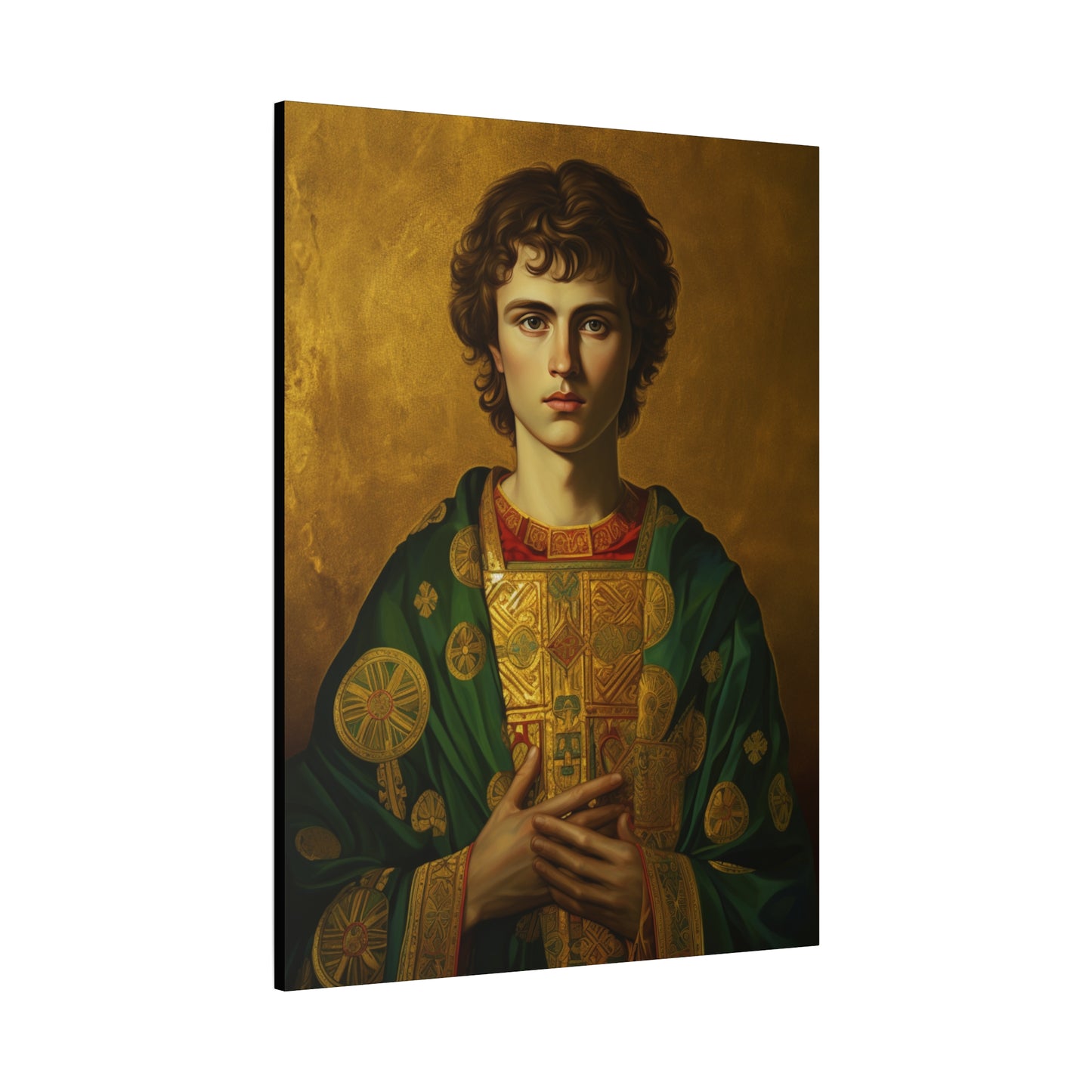 Saint Pantaleon Canvas Print - Multiple Sizes - Catholic Home art - Museum Wrapped Canvas - Sanctified Souls Print