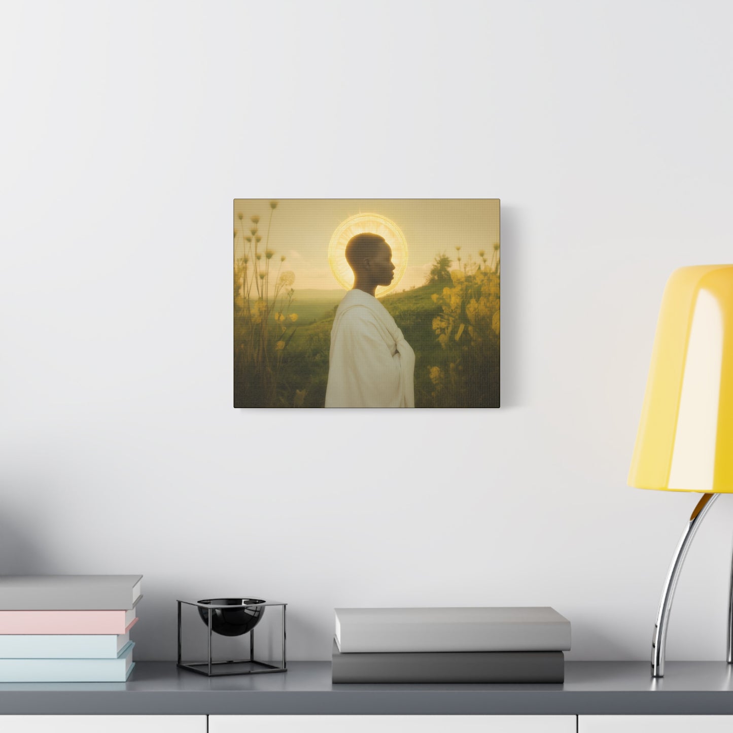 Saint Charles Lwanga - Museum Wrapped Canvas - Sanctified Souls Print - Religious Art for your Home - Catholic Patron Saint Art