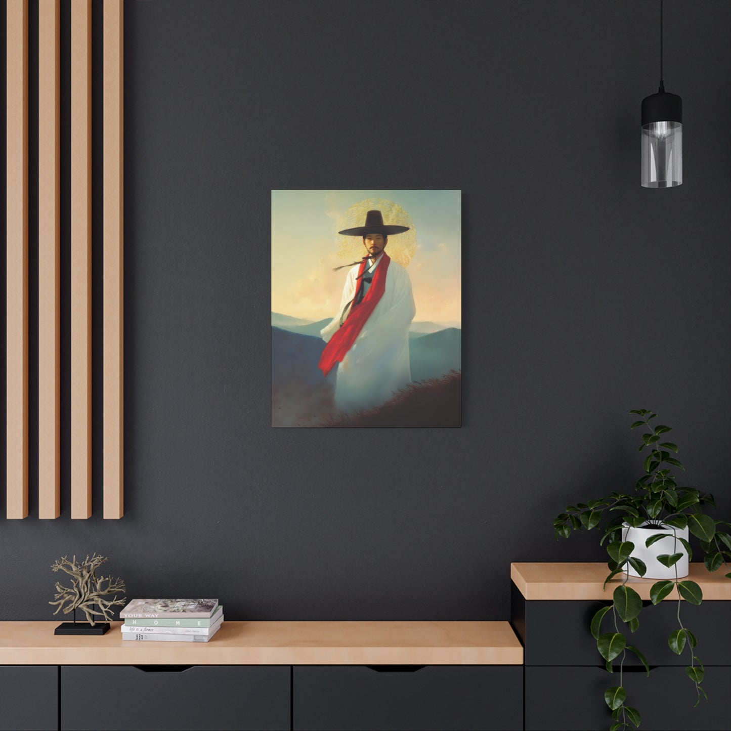 Saint Andrew Kim Taegon - Multiple Sizes - Catholic Home art - Museum Wrapped Canvas - Sanctified Souls Print - Martyr Saint