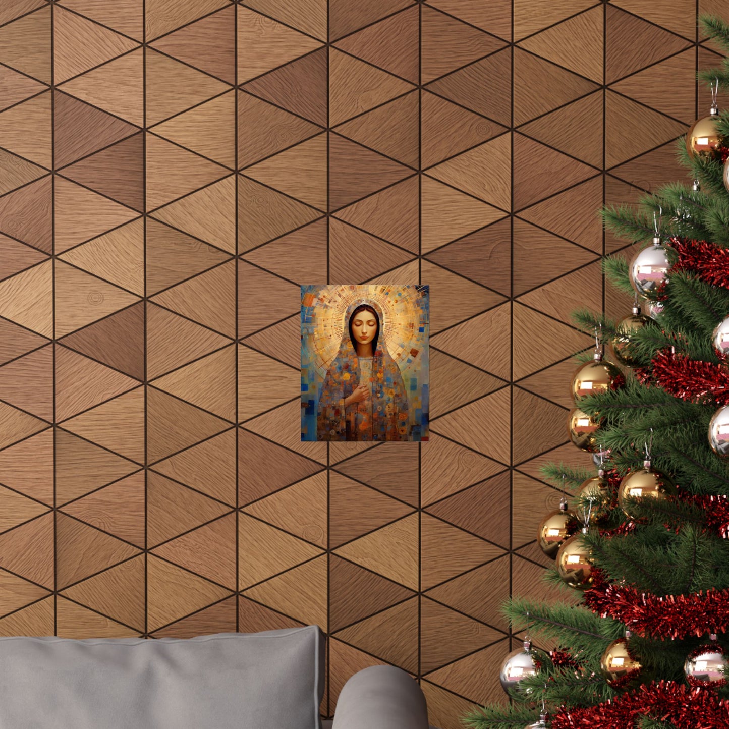 The Virgin of the Americas : Our Lady of Guadalupe - Sanctified Souls Print - Multiple Sizes - Premium Matte Vertical Posters