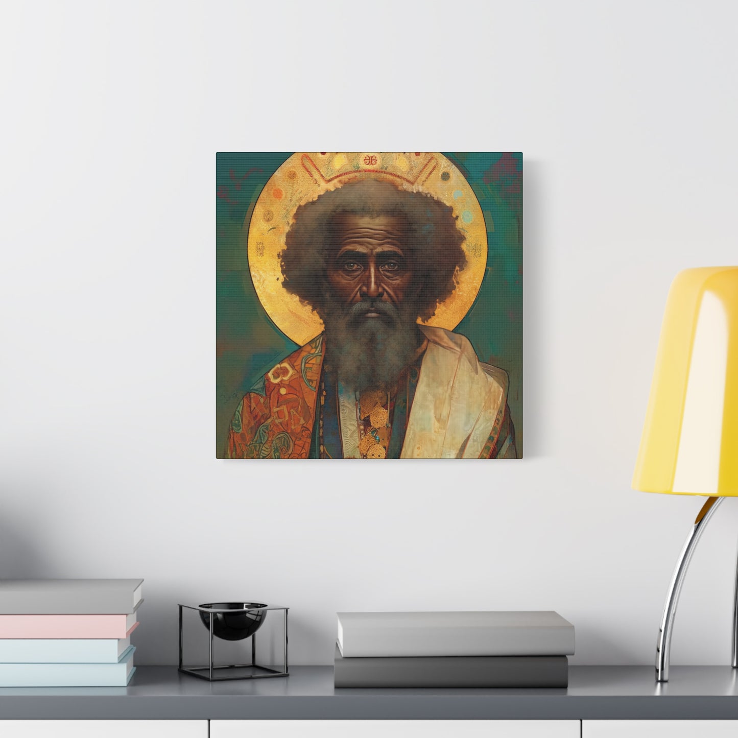 Saint Moses - Museum Wrapped Canvas - Sanctified Souls Print - Religious Art for your Home