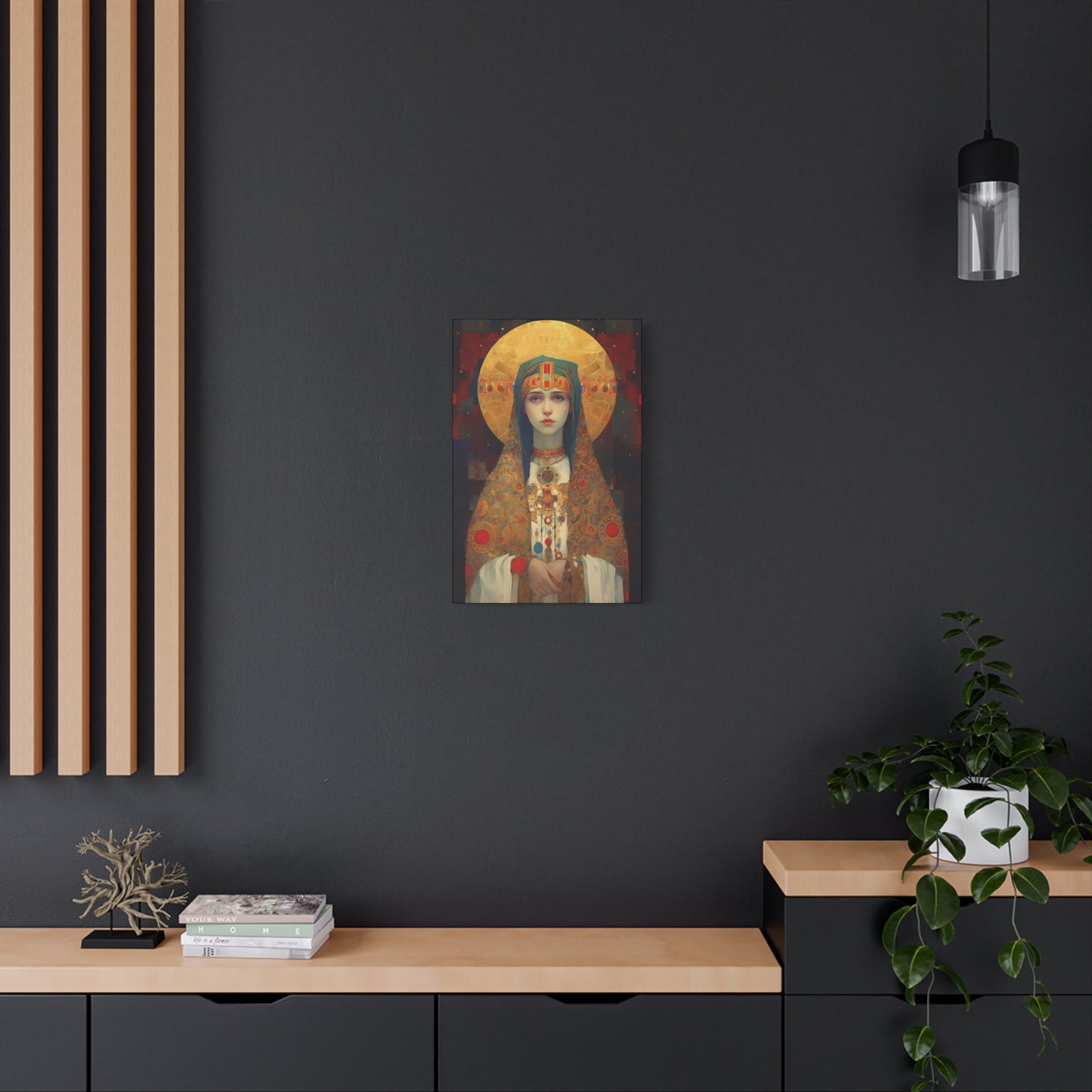 Saint Anastasia of Sirmium - Museum Wrapped Canvas - Sanctified Souls Print - Religious Art for your Home