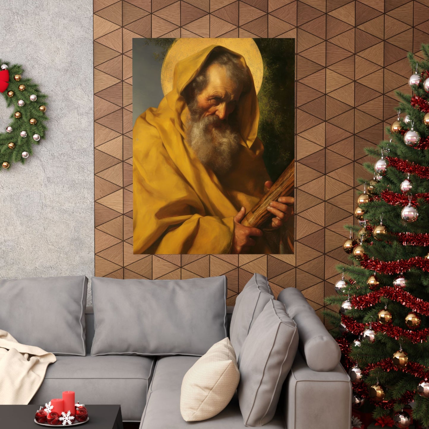 Saint James the Lesser - Apostle - Sanctified Souls Print - Multiple Sizes - Premium Posters - Catholic Art - Christian Home Decor Artwork