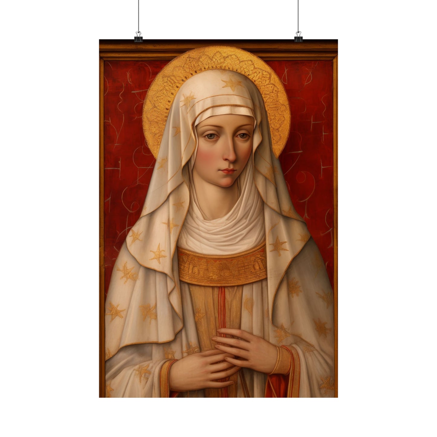 Saint Isidora - The Fool for Christ - Sanctified Souls Print - Multiple Sizes - Premium Matte Vertical Posters - Catholic Saint Art