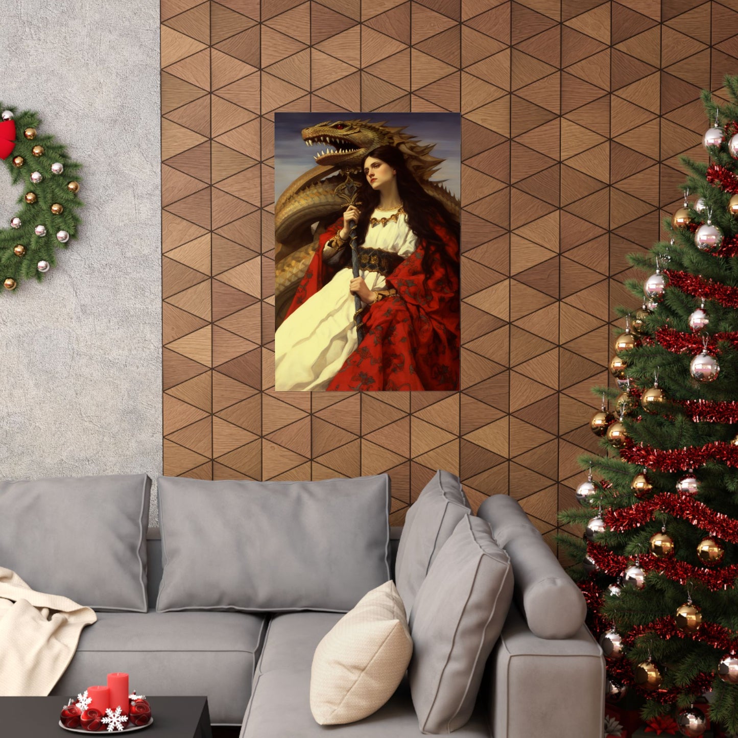 Saint Martha of Bethany - Sanctified Souls Print - Multiple Sizes - Premium Matte Vertical Posters