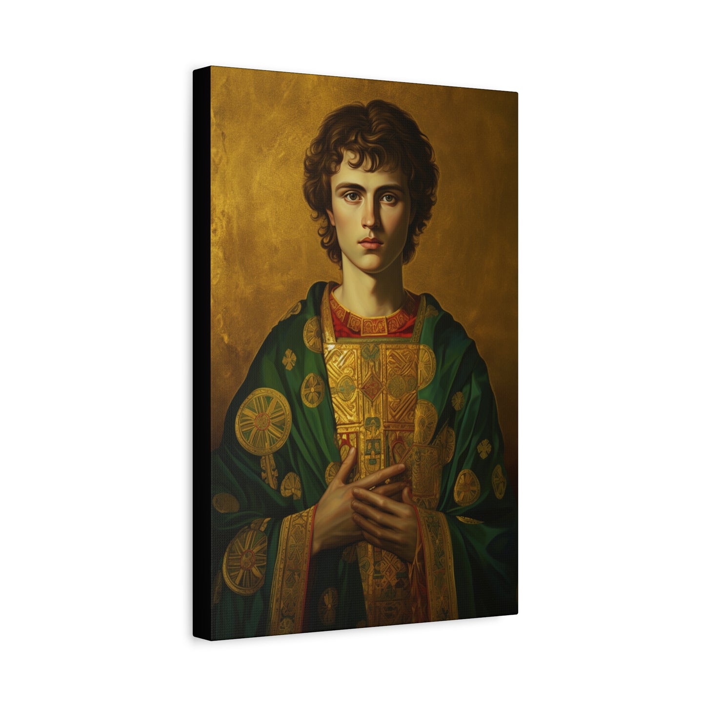 Saint Pantaleon Canvas Print - Multiple Sizes - Catholic Home art - Museum Wrapped Canvas - Sanctified Souls Print