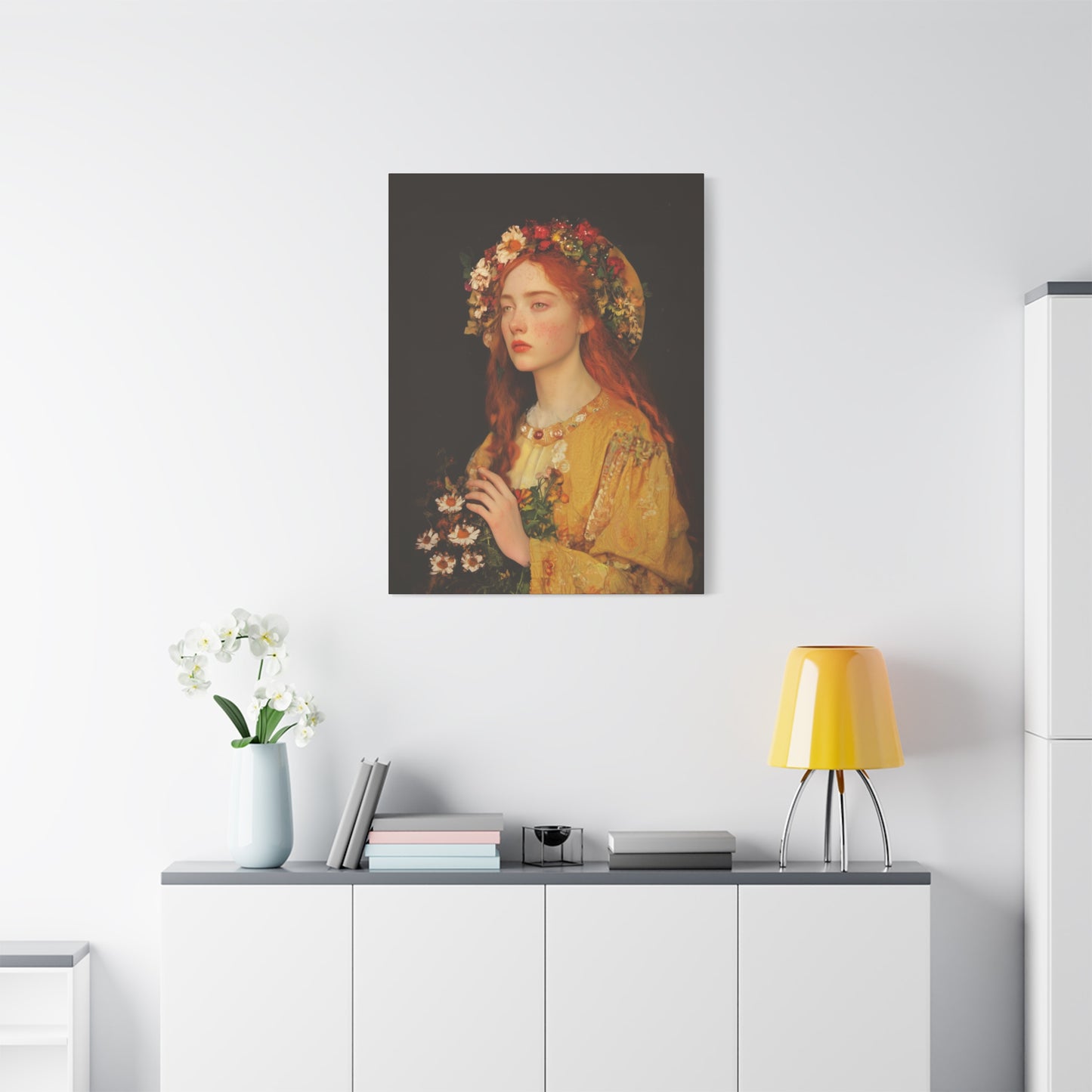Radiance of Repentance - Mary Magdalene's Renewal - Museum Wrapped Canvas - Print - Religious Art for your Home - Prayer Room - Catholic
