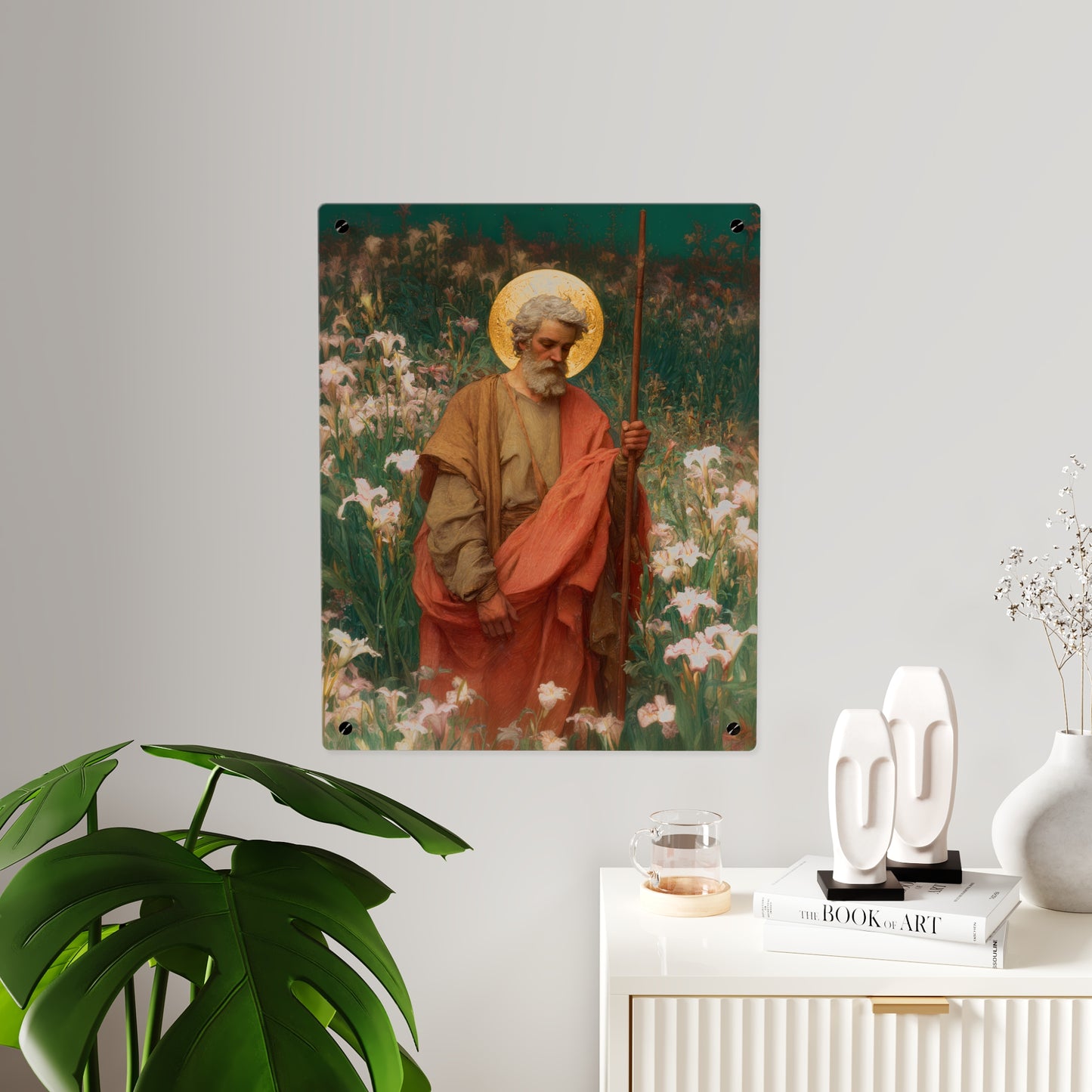 Saint James the Lesser Wall Art Panel - Ready to Hang Acrylic Print - Catholic Saint Art - Patron Saint Print - No Frame needed