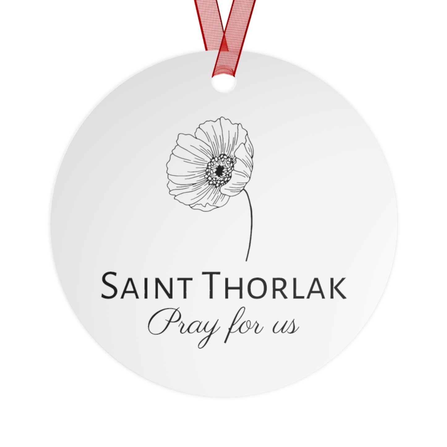 Saint Thorlak of Iceland - Religious Holiday Christmas Ornament and Keepsake - Double sided Keepsake Religious Ornament