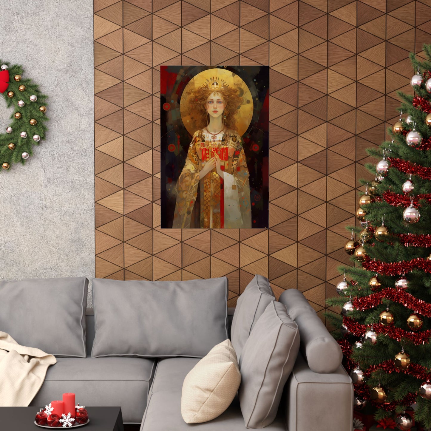 Saint Ursula Print - Sanctified Souls Print - Multiple Sizes - Premium Matte Vertical Posters
