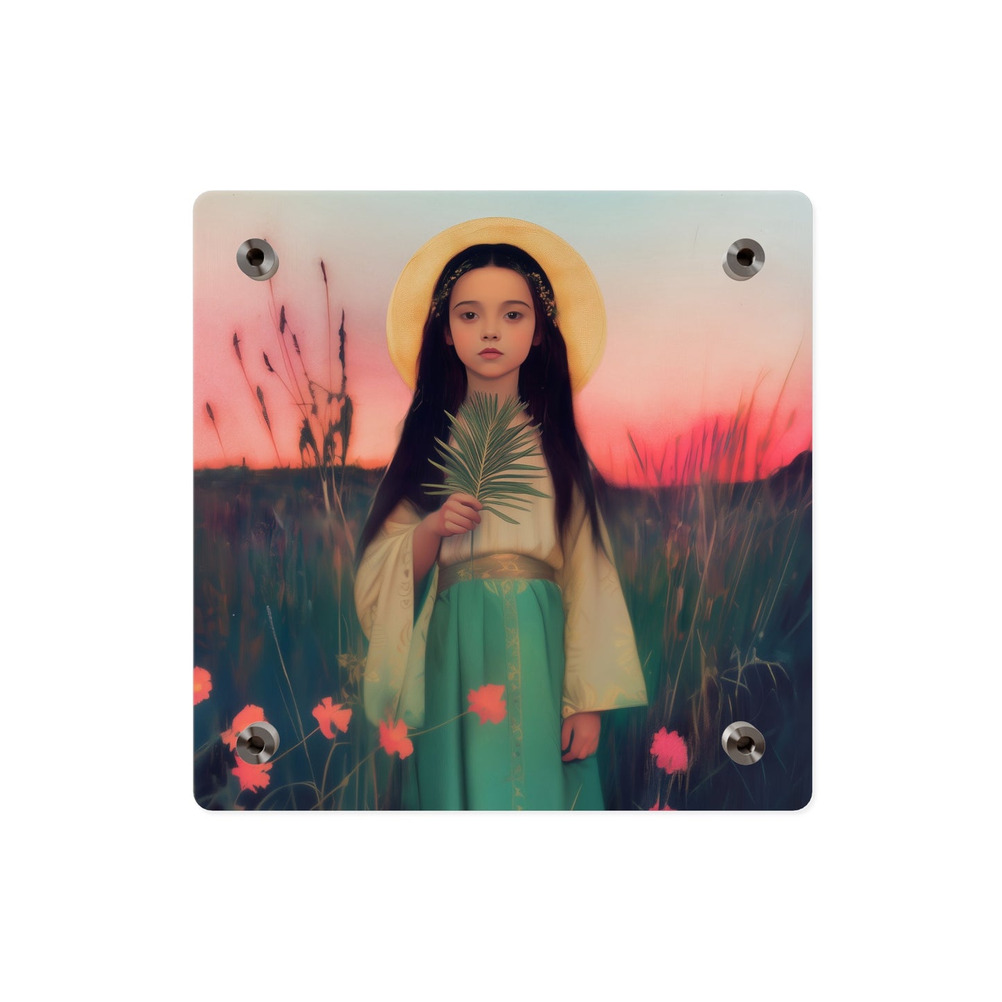 Saint Charity Wall Art Panel - Ready to Hang Acrylic Print - Catholic Saint Art - Patron Saint Print - Martyr of the Church