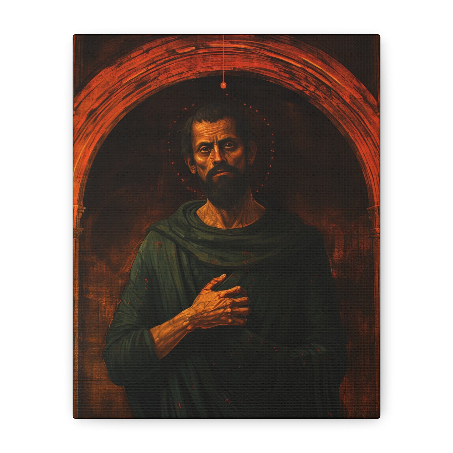 Saint Bartholomew Canvas Print - Multiple Sizes - Catholic Home art - Museum Wrapped Canvas - Sanctified Souls Print