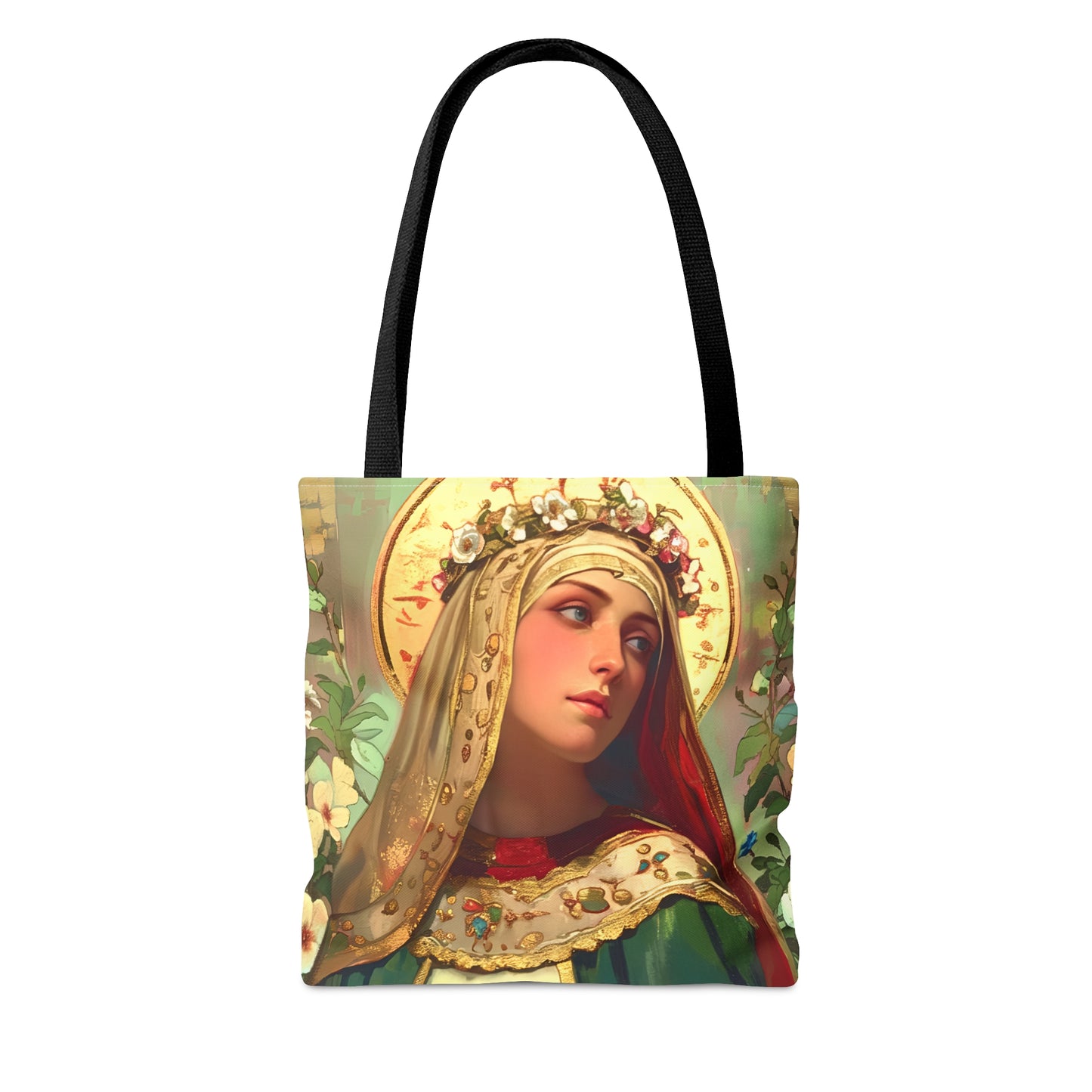 Saint Matilda of Germany Tote Bag - Purse - Three sizes - Large Medium Small Faith Art Bag - Catholic faith carry-all purse - Double Sided