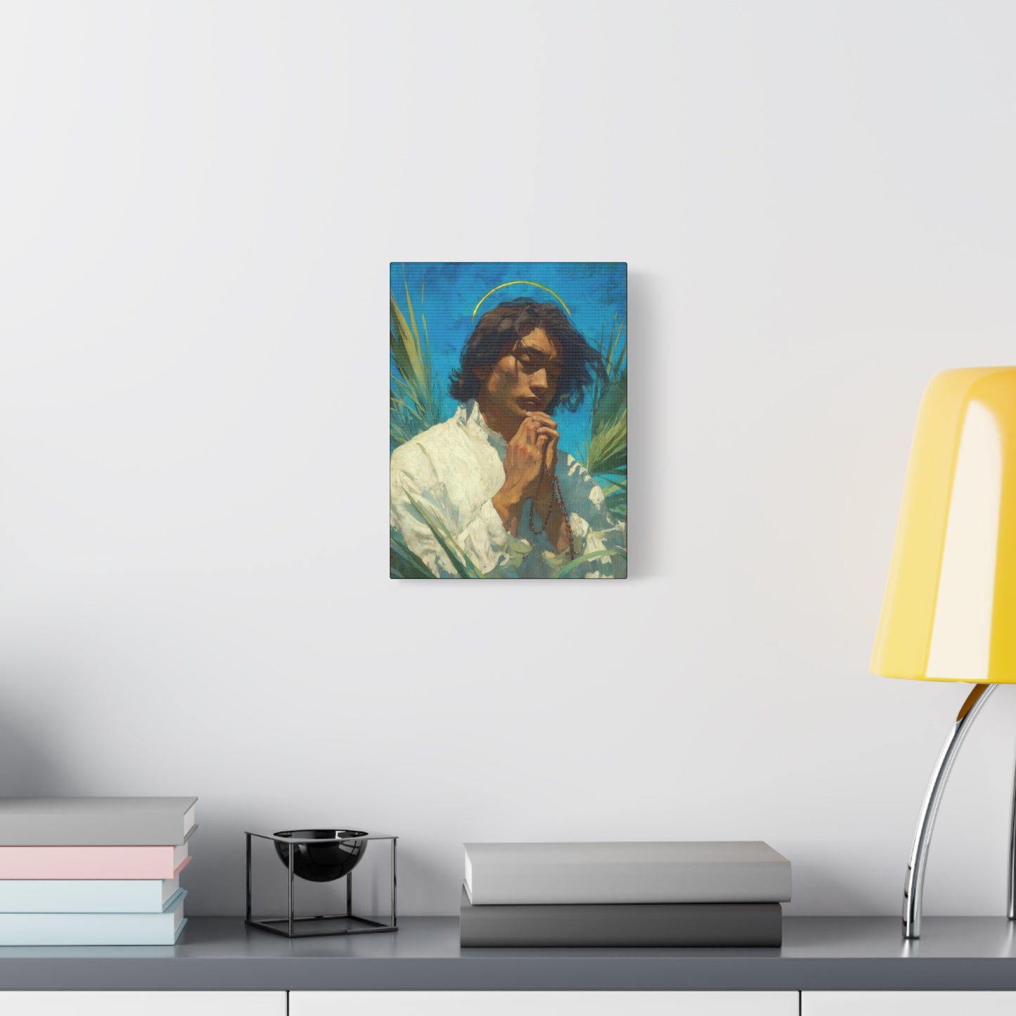 Saint Lorenzo Ruiz - Multiple Sizes - Catholic Home art - Museum Wrapped Canvas - Sanctified Souls Print - Catholic Martyr Art