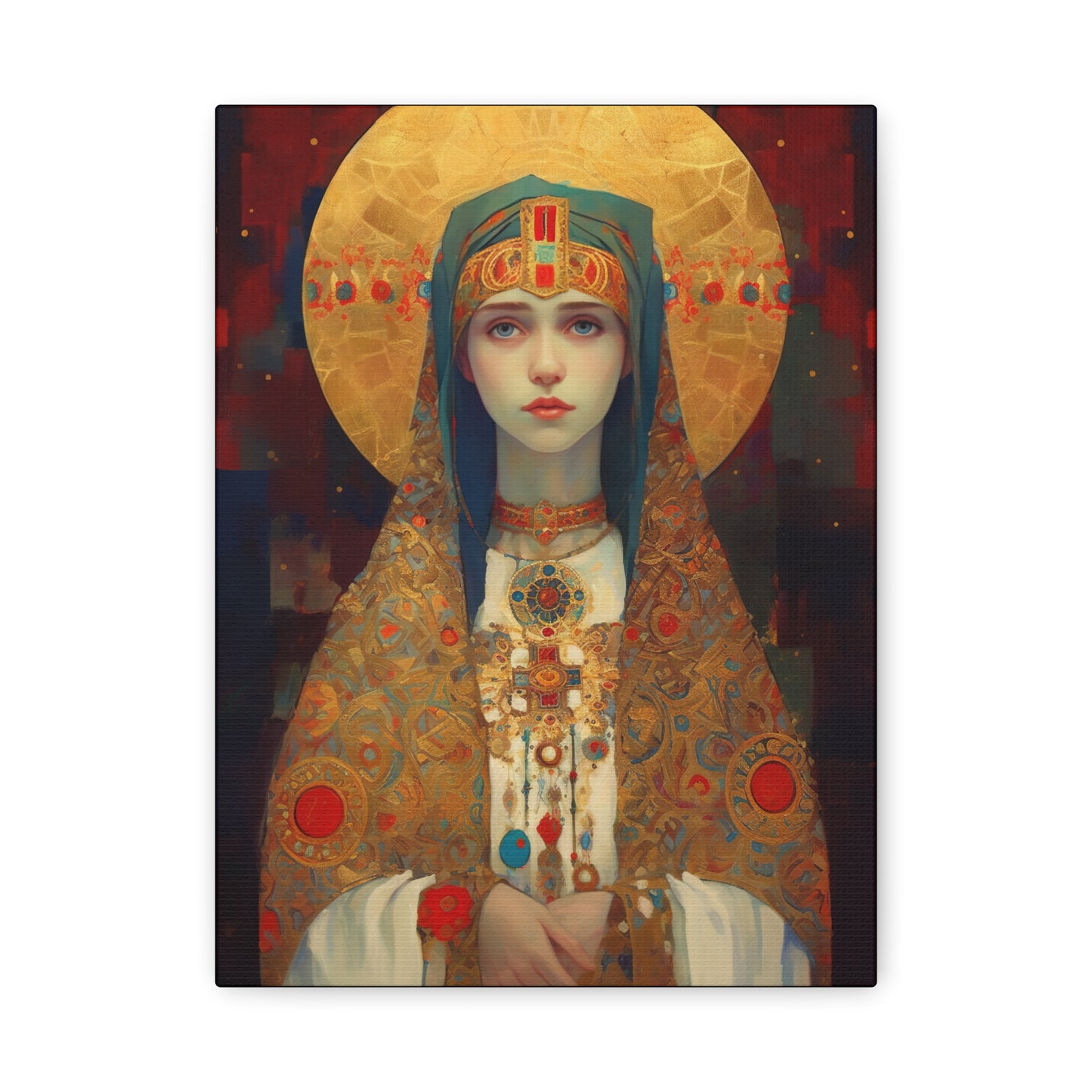 Saint Anastasia of Sirmium - Museum Wrapped Canvas - Sanctified Souls Print - Religious Art for your Home