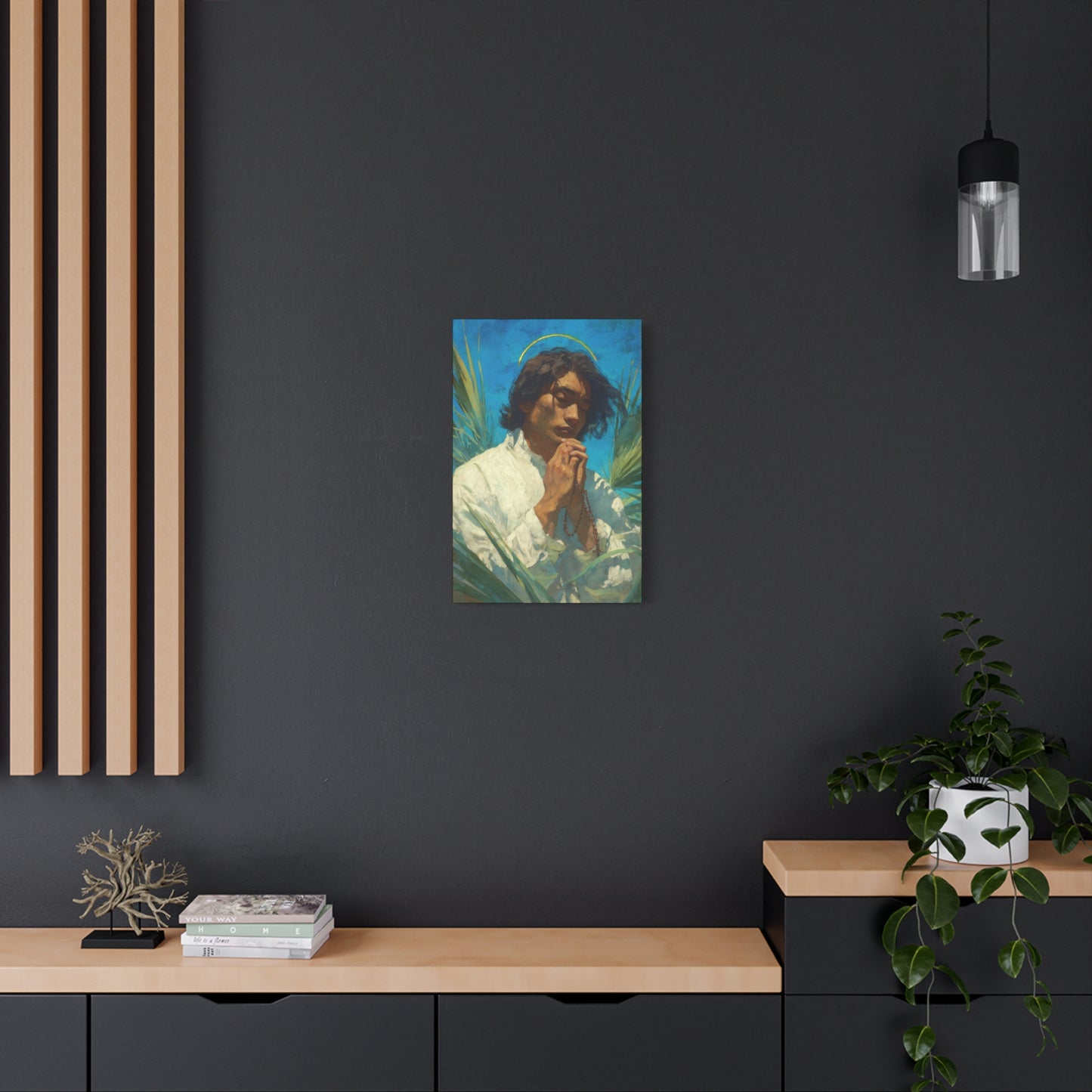 Saint Lorenzo Ruiz - Multiple Sizes - Catholic Home art - Museum Wrapped Canvas - Sanctified Souls Print - Catholic Martyr Art