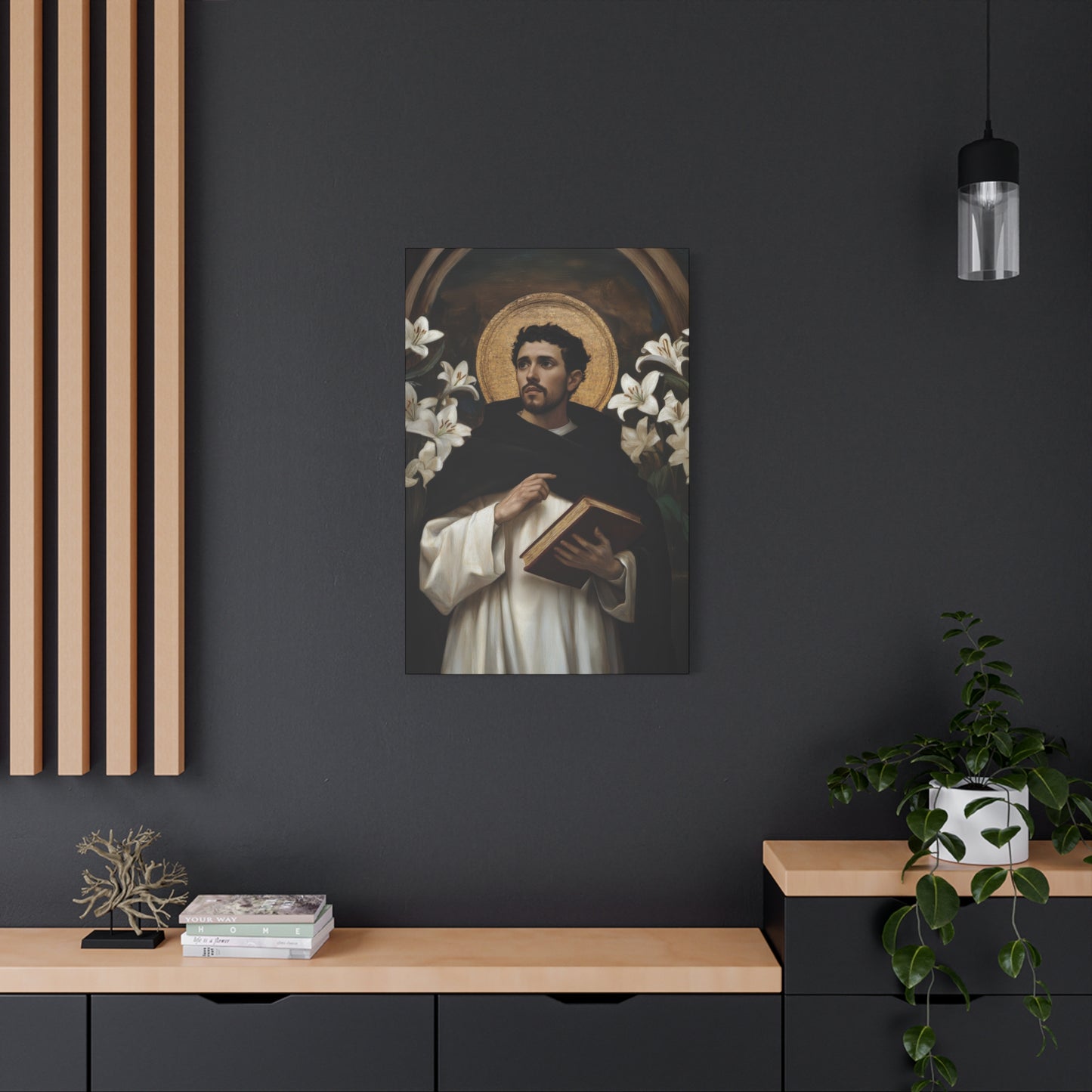 Saint Dominic - Museum Wrapped Canvas - Sanctified Souls Print - Religious Art for your Home - Catholic Patron Saint Art